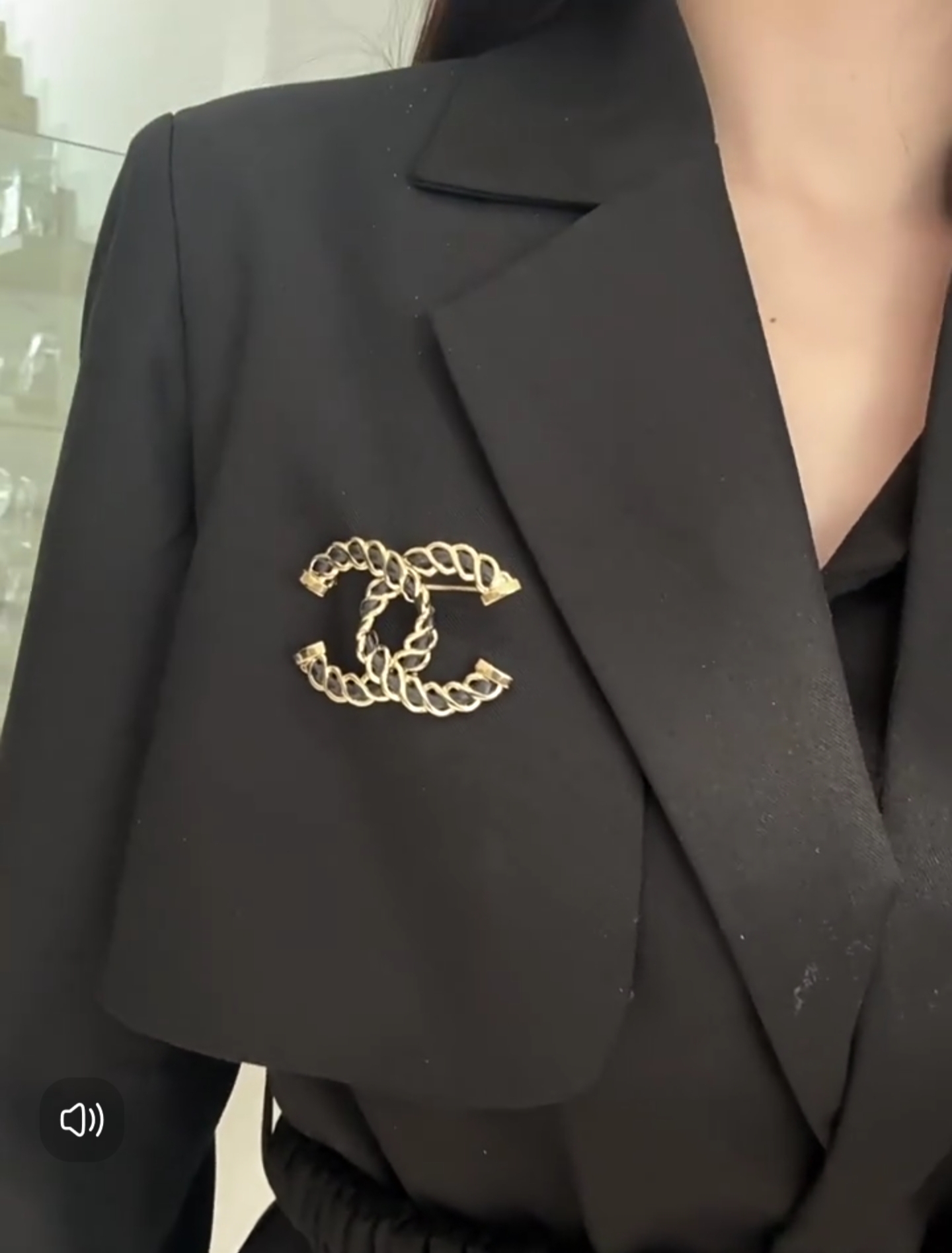 Chanel ZP打版 小香 CHANEL 施华洛进口真皮手串字母组合胸针