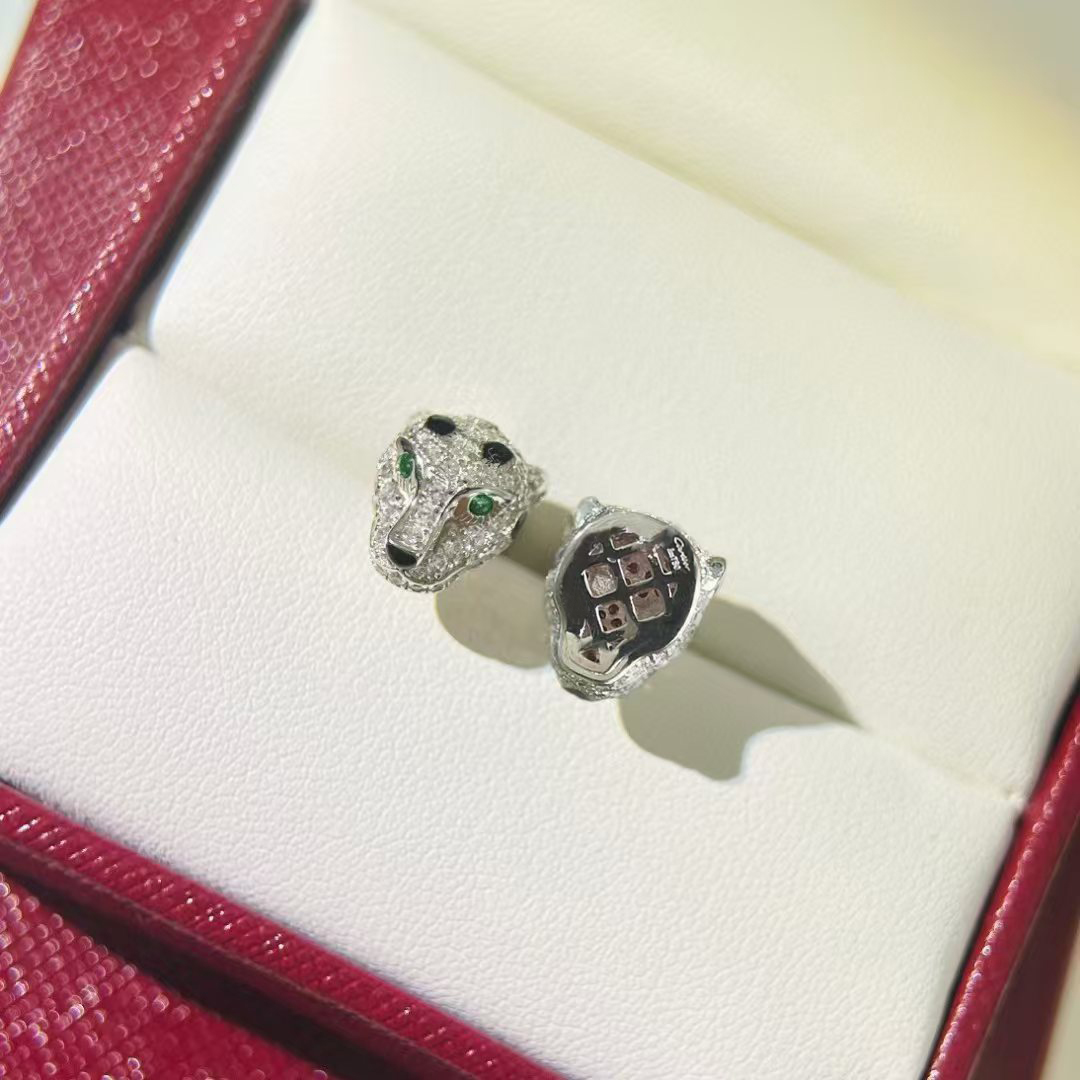 Cartier 卡地亚全新 霸气高端豹子 耳钉