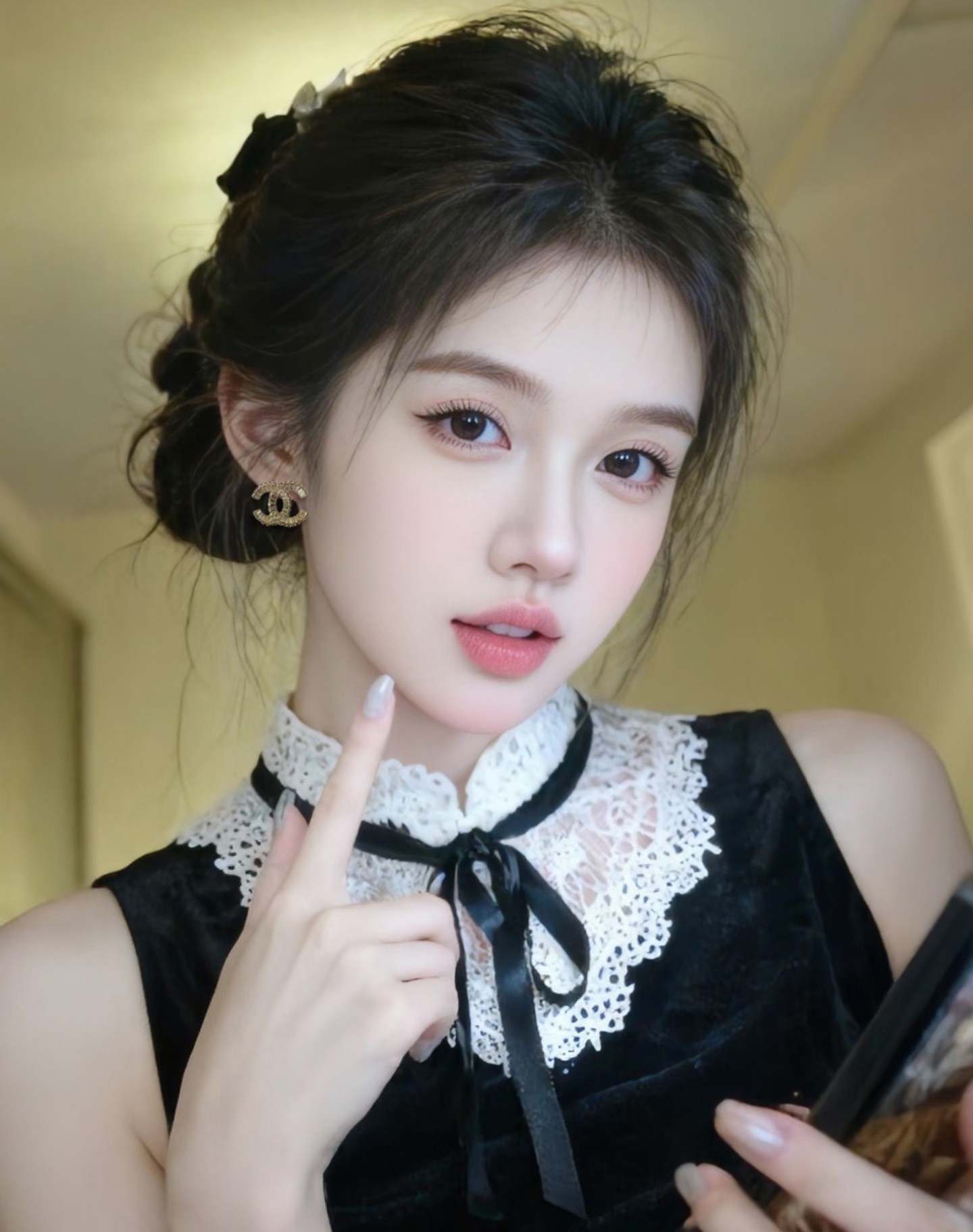 Chanel 卖疯了小香官网主推 精工版小香 最新 Chanel 微镶晶钻字母方钻耳钉耳环 字母新款珍珠