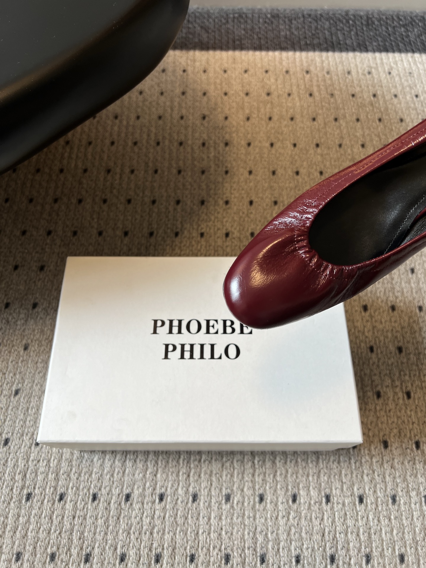 Unknown Phoebe Phil*春夏新款褶皱芭蕾低跟单鞋