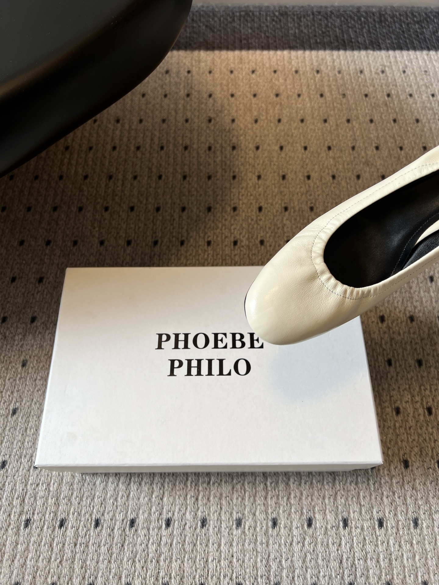 Unknown Phoebe Phil*春夏新款褶皱芭蕾低跟单鞋