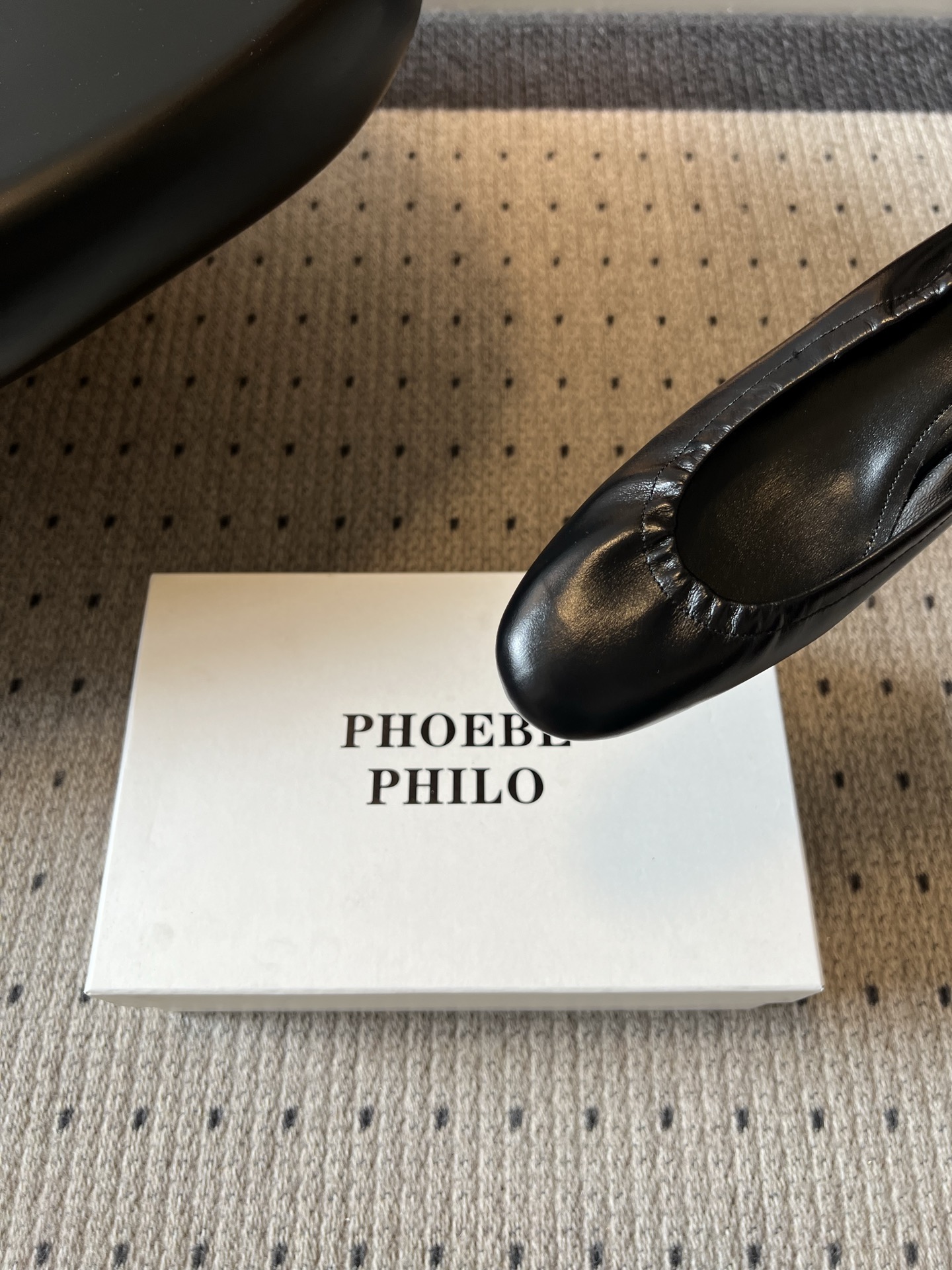 Unknown Phoebe Phil*春夏新款褶皱芭蕾低跟单鞋