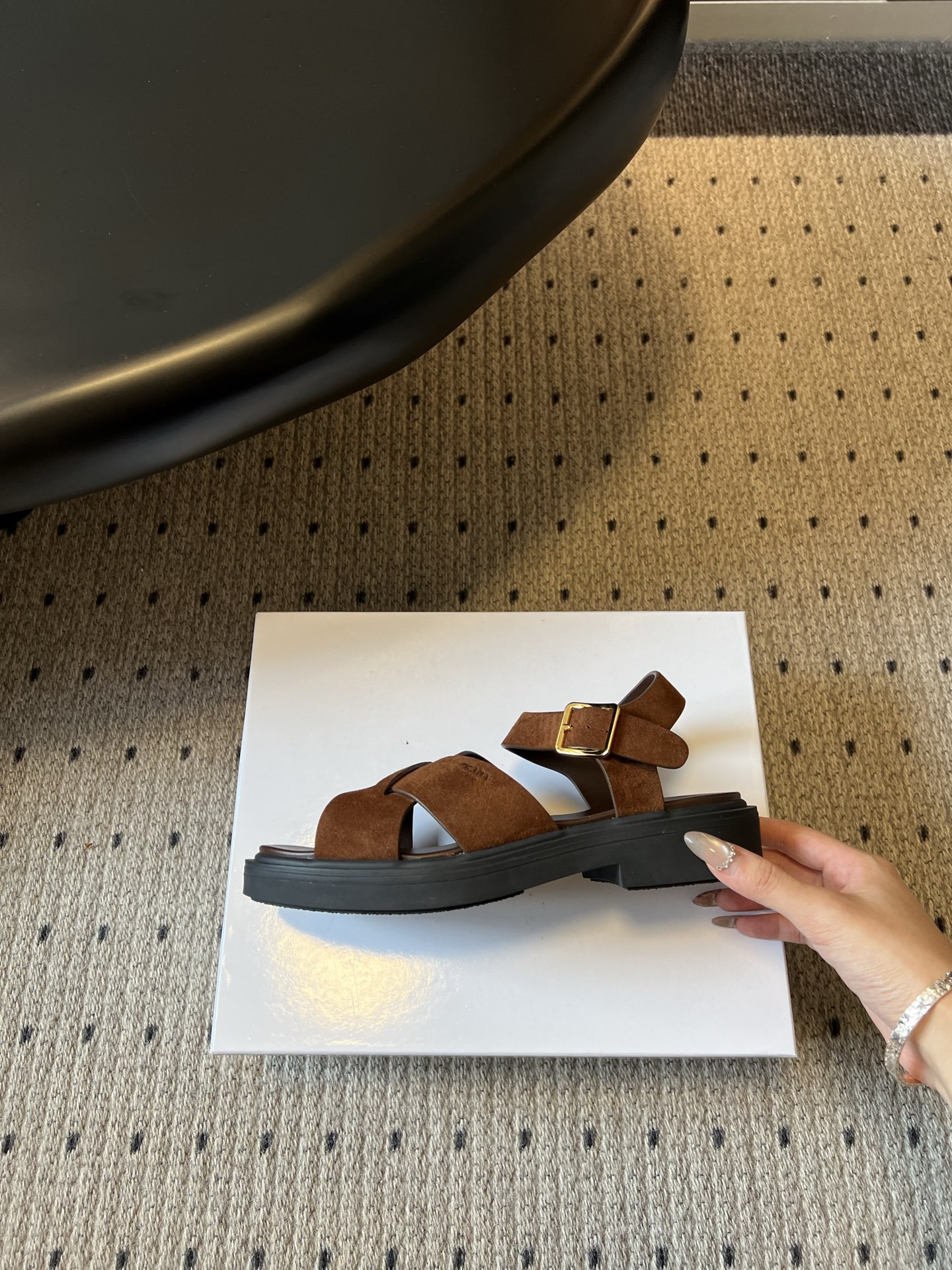 Prada Prad* 26ss 春夏新款交叉带凉鞋