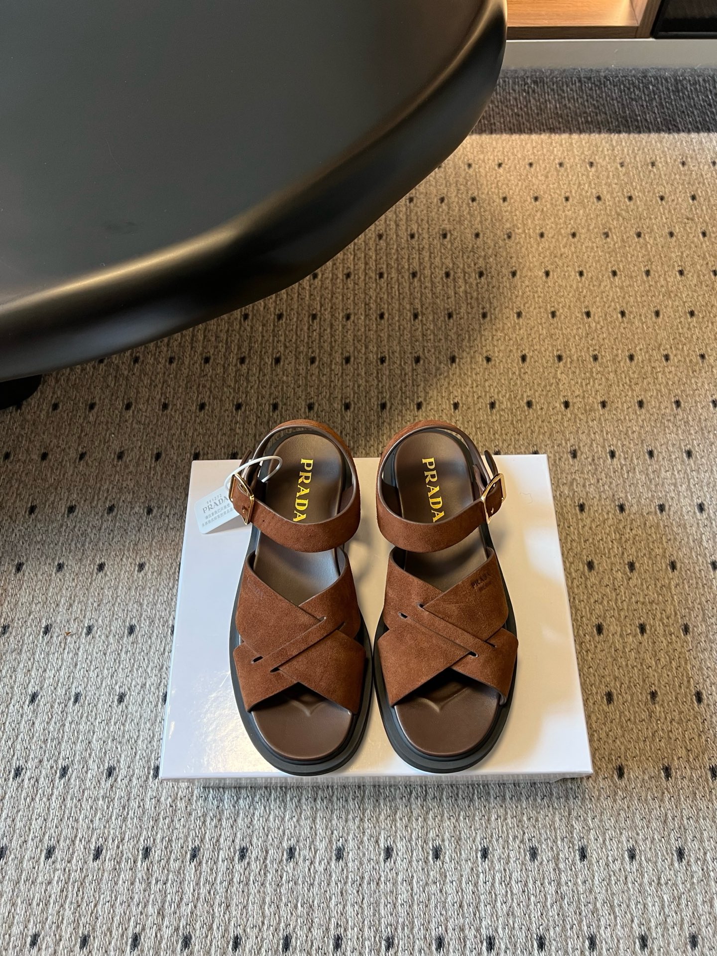 Prada Prad* 26ss 春夏新款交叉带凉鞋