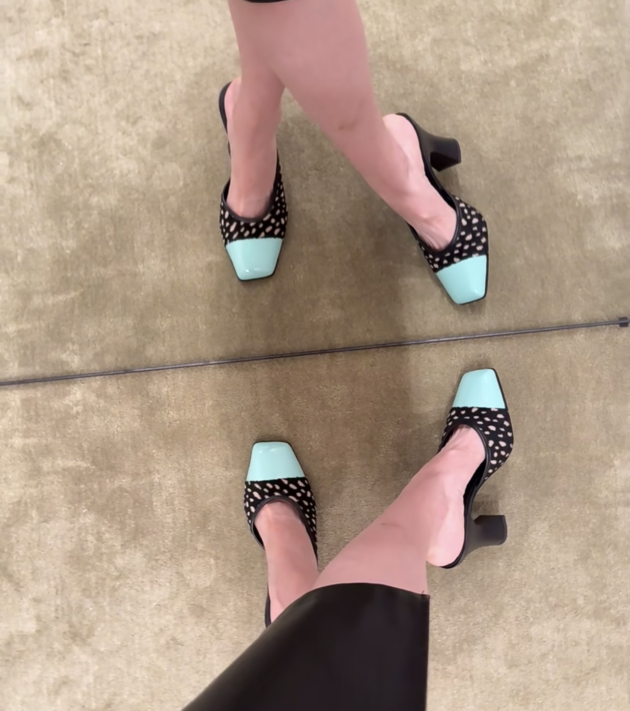 NO:957551,Sharing on feet, half-drag high heels, high heels19860909上脚分享,半拖高跟鞋,high heels,Women's Shoes