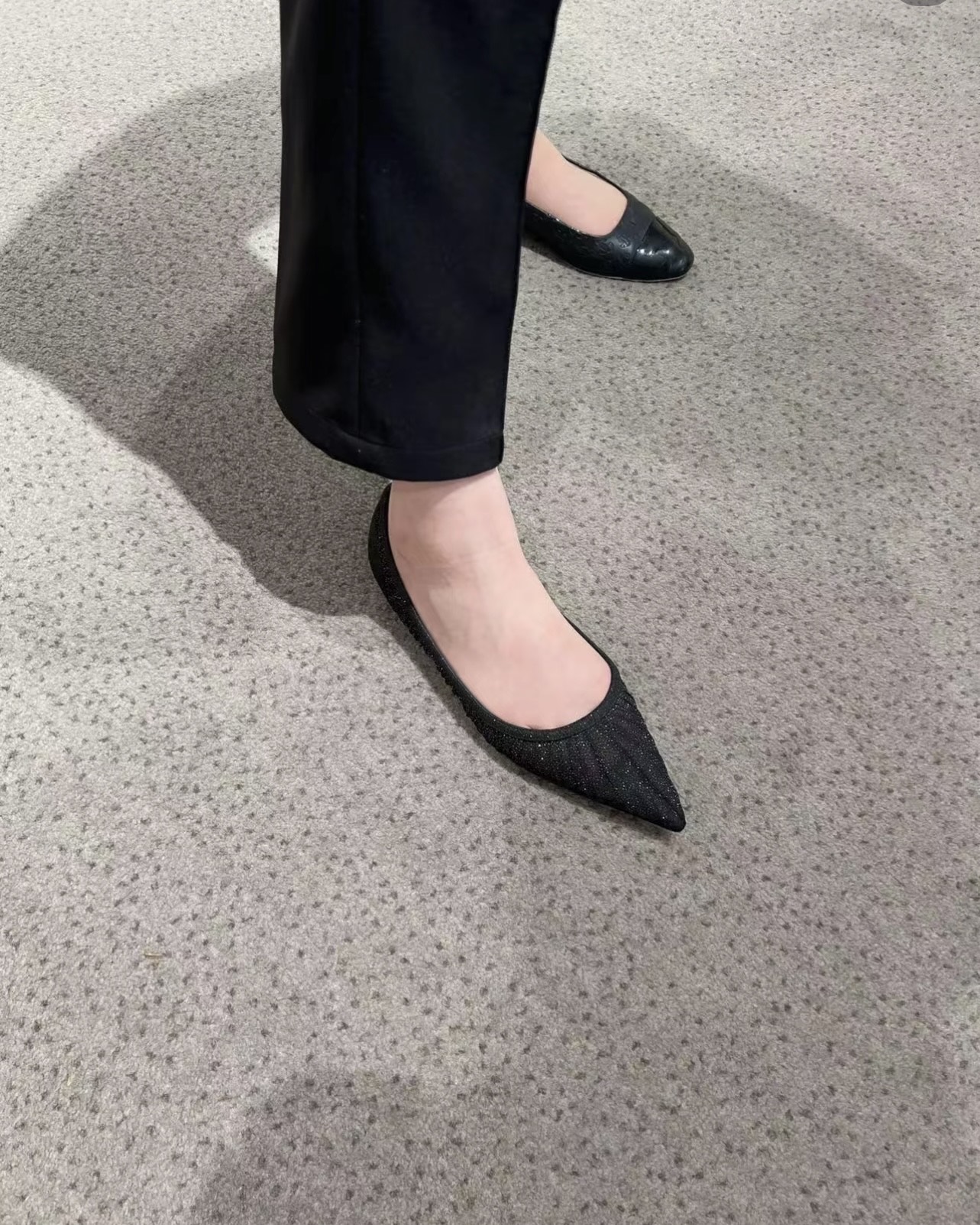 NO:888031,Upper foot picture, single shoes19860909上脚图,单鞋,Women's Shoes