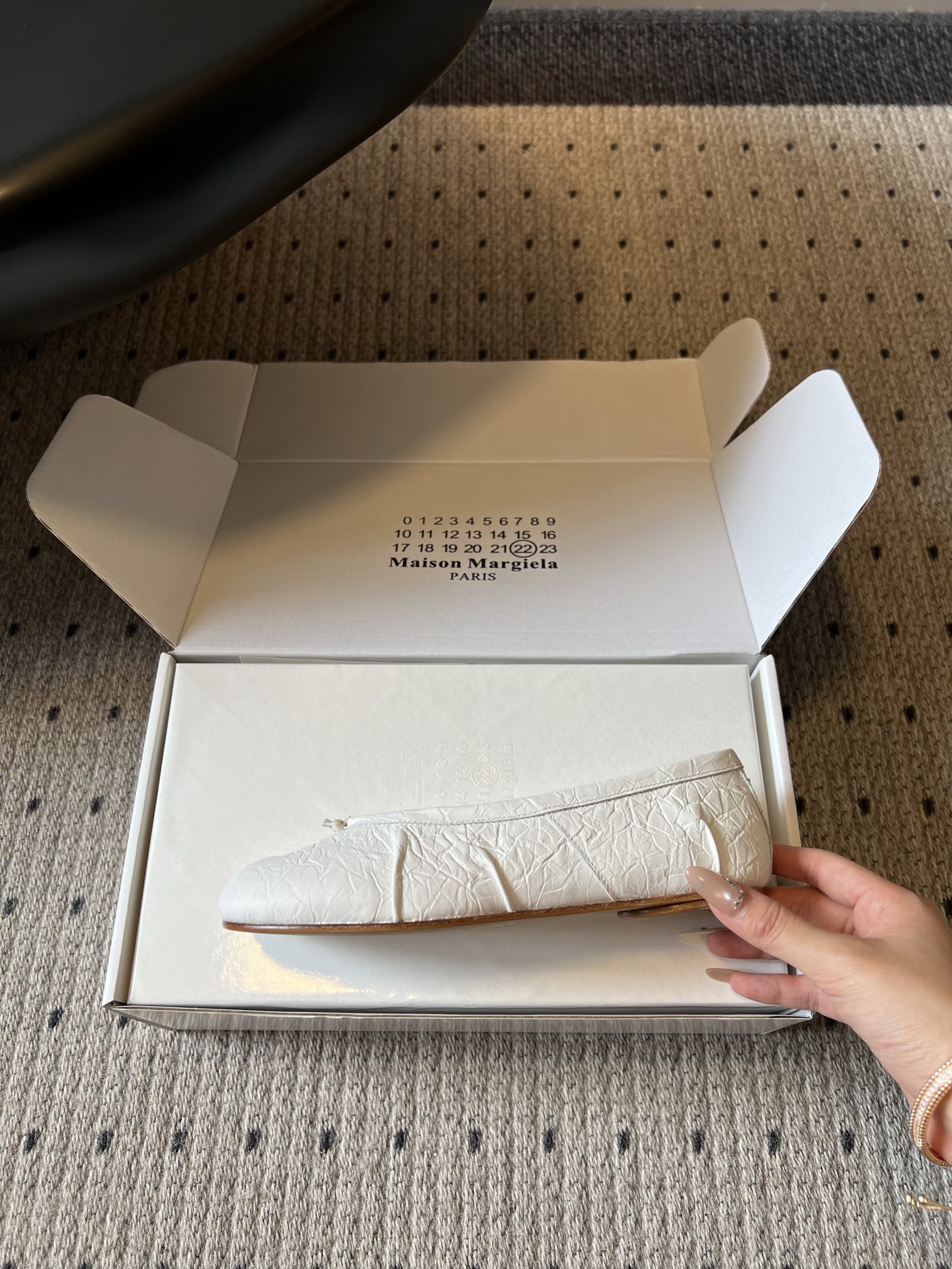 마르지엘라 분토 가죽 단화 신발 113541 이미지 5