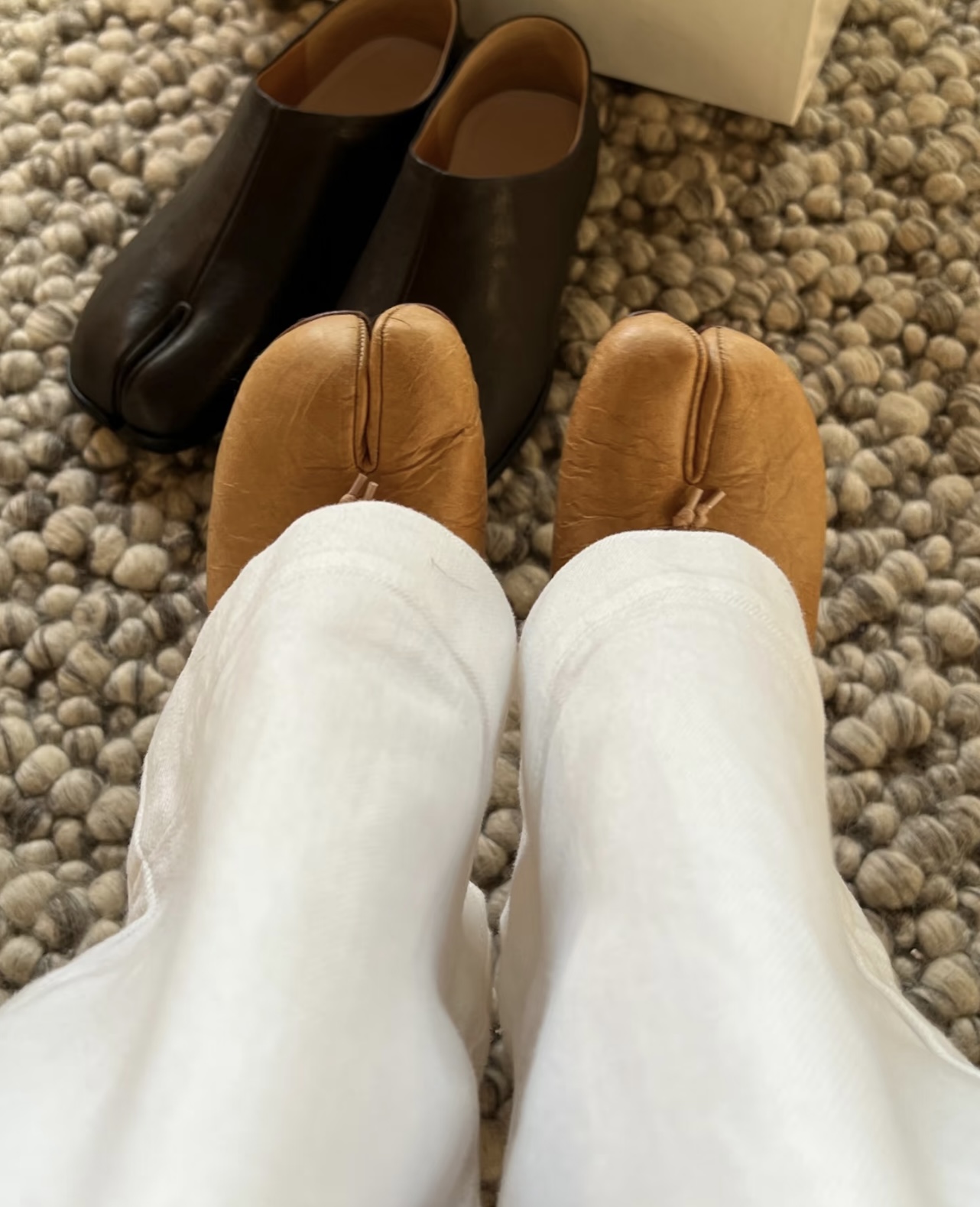 NO:886049,Sharing on feet, split-toe shoes19860909上脚分享,分趾鞋,Women's Shoes
