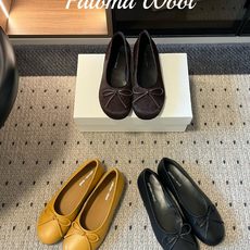 G-Paloma Woo*26ss夏季新款圆头蝴蝶结单鞋 自带日系慵懒文艺气质,圆润鞋头搭配小巧细蝴蝶结,线条柔和圆润, G-Paloma Woo*26ss夏季新款圆头蝴蝶结单鞋 自带日系慵懒文艺气质,圆润鞋头搭配小巧细蝴蝶结,线条柔和圆润,
