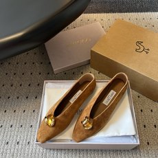 G277高品质 Jimmy Cho*26ss夏季新款宝石扣平底单鞋 自带复古贵气轻奢氛围感的四季尖头平底单鞋,柔和小尖头 G277高品质 Jimmy Cho*26ss夏季新款宝石扣平底单鞋 自带复古贵气轻奢氛围感的四季尖头平底单鞋,柔和小尖头