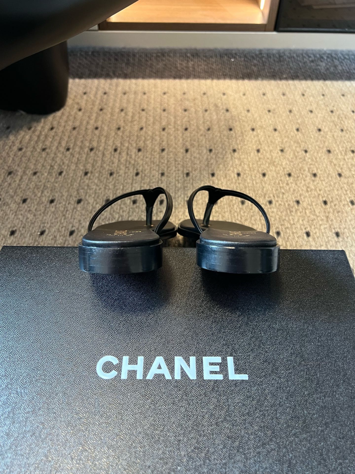 샤넬 스퀘어토 플립플랍 신발 143695 Chanel Sneakers 상세 이미지 9