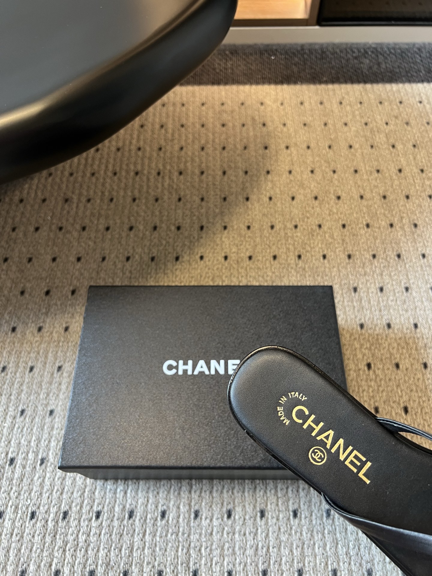 샤넬 스퀘어토 플립플랍 신발 143695 Chanel Sneakers 상세 이미지 7