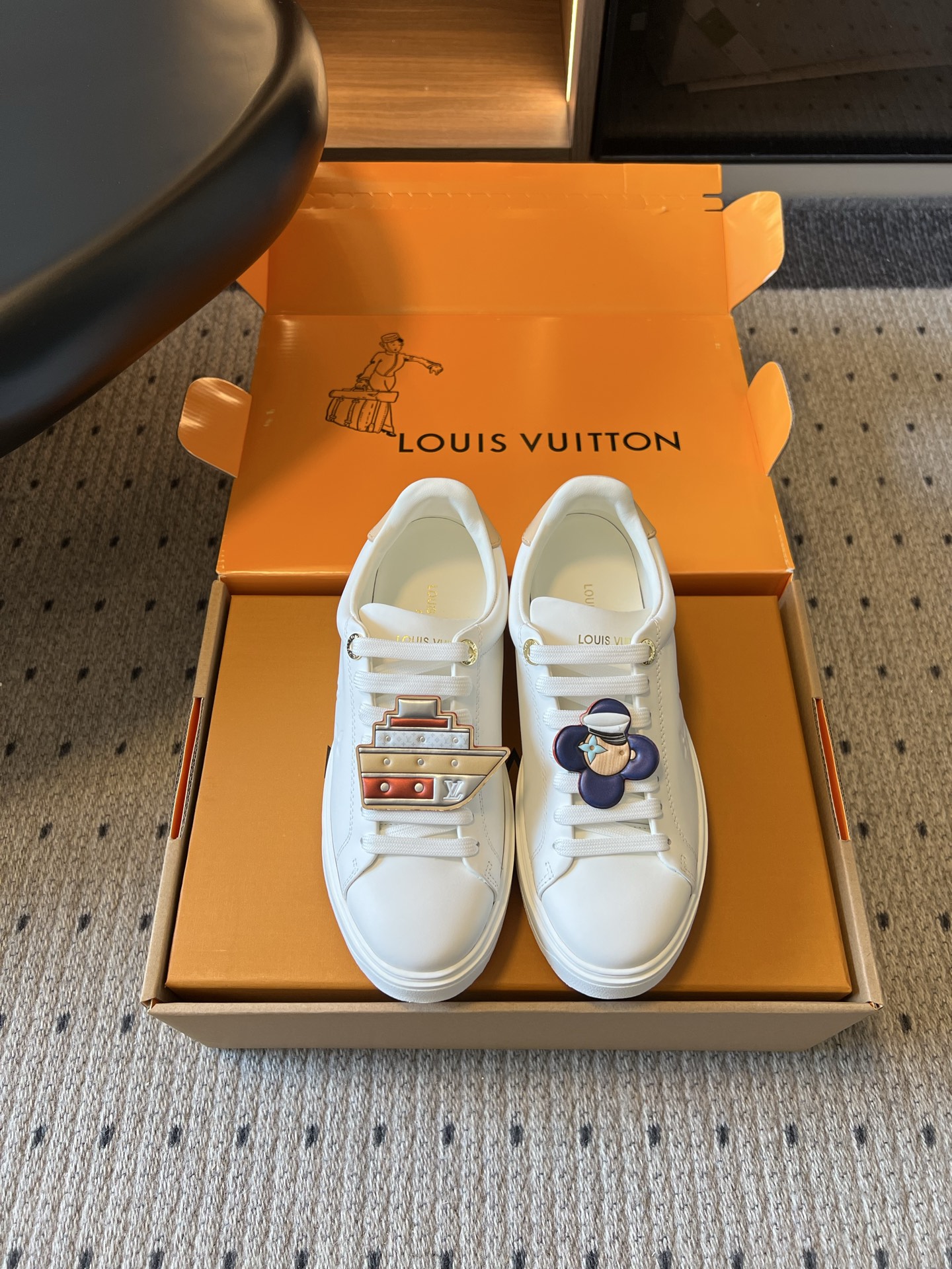 Louis Vuitton White Charm Sneakers
