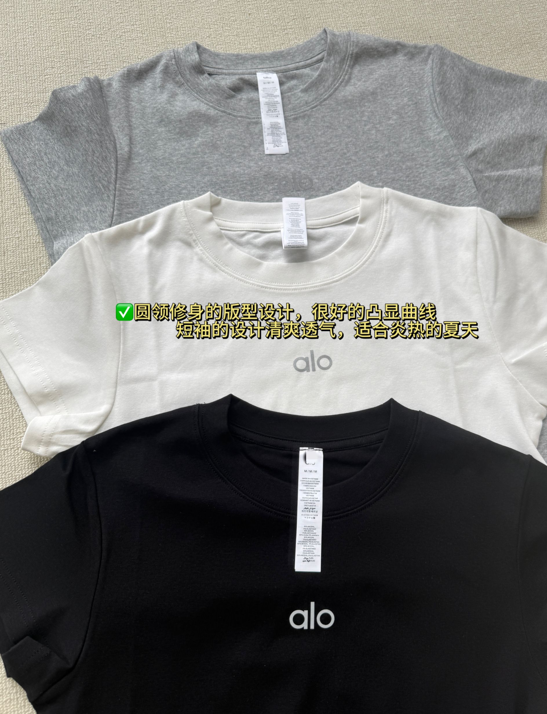 Alo t-shirt everyday gray yoga