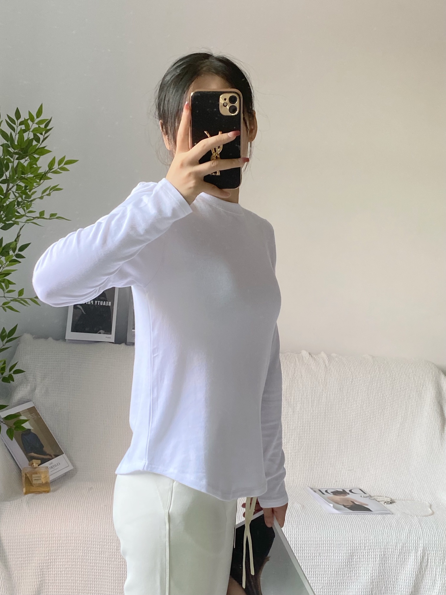 Lululemon long sleeve everyday white yoga