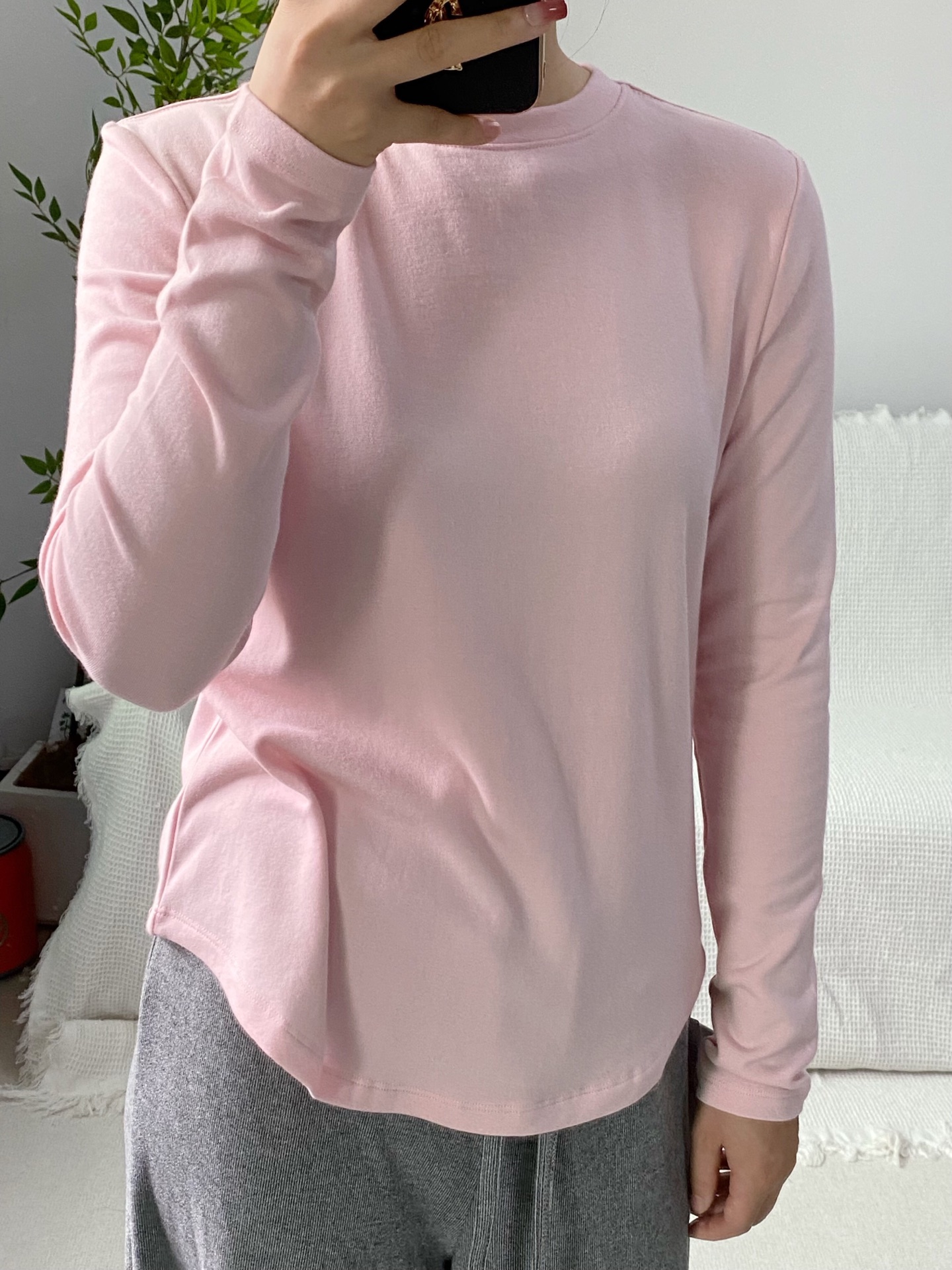 Lululemon long sleeve lounge light pink yoga
