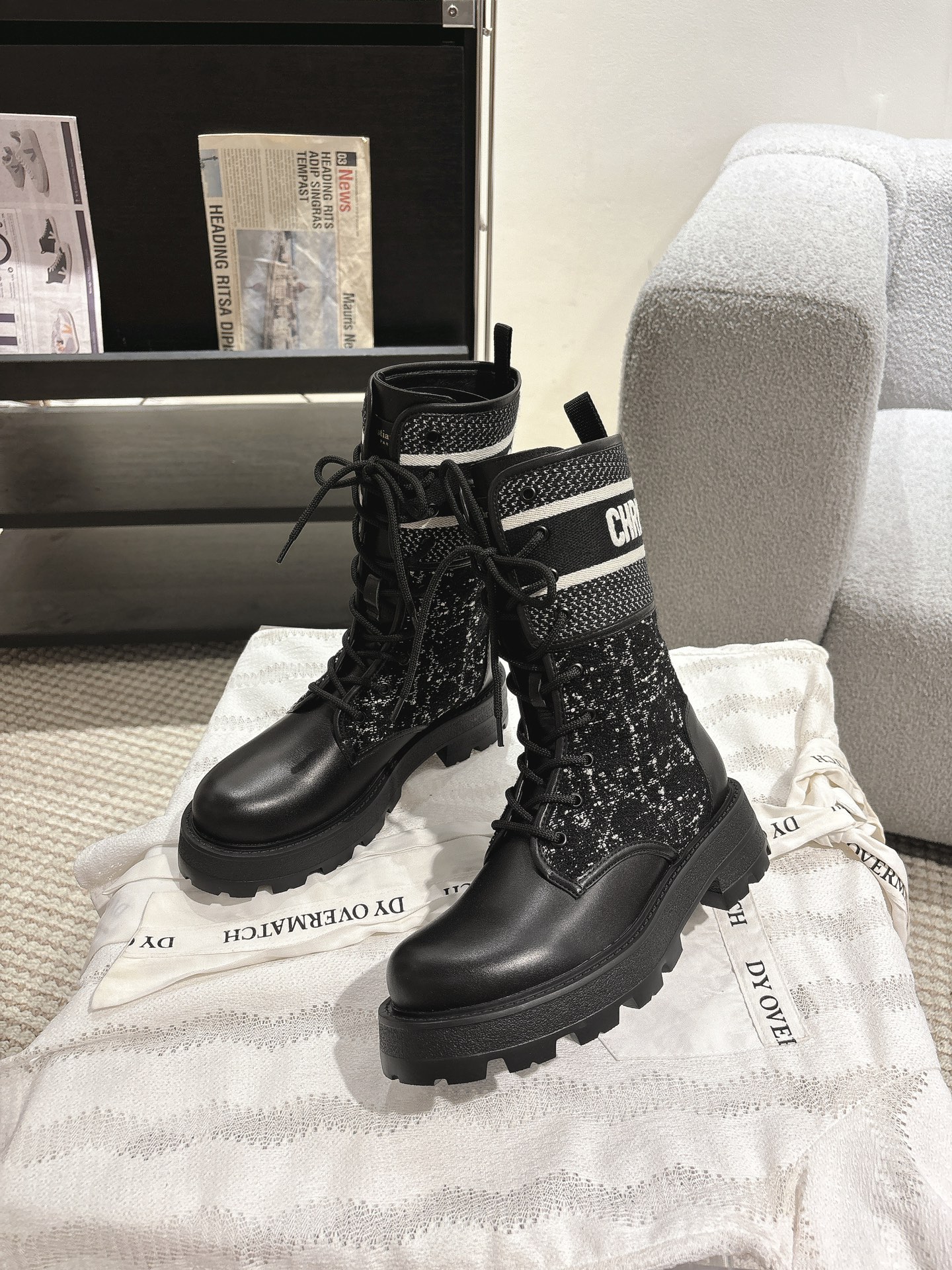 Dior-Major Boots: Stylish Design with Dior-Inspired Details - 图片 7