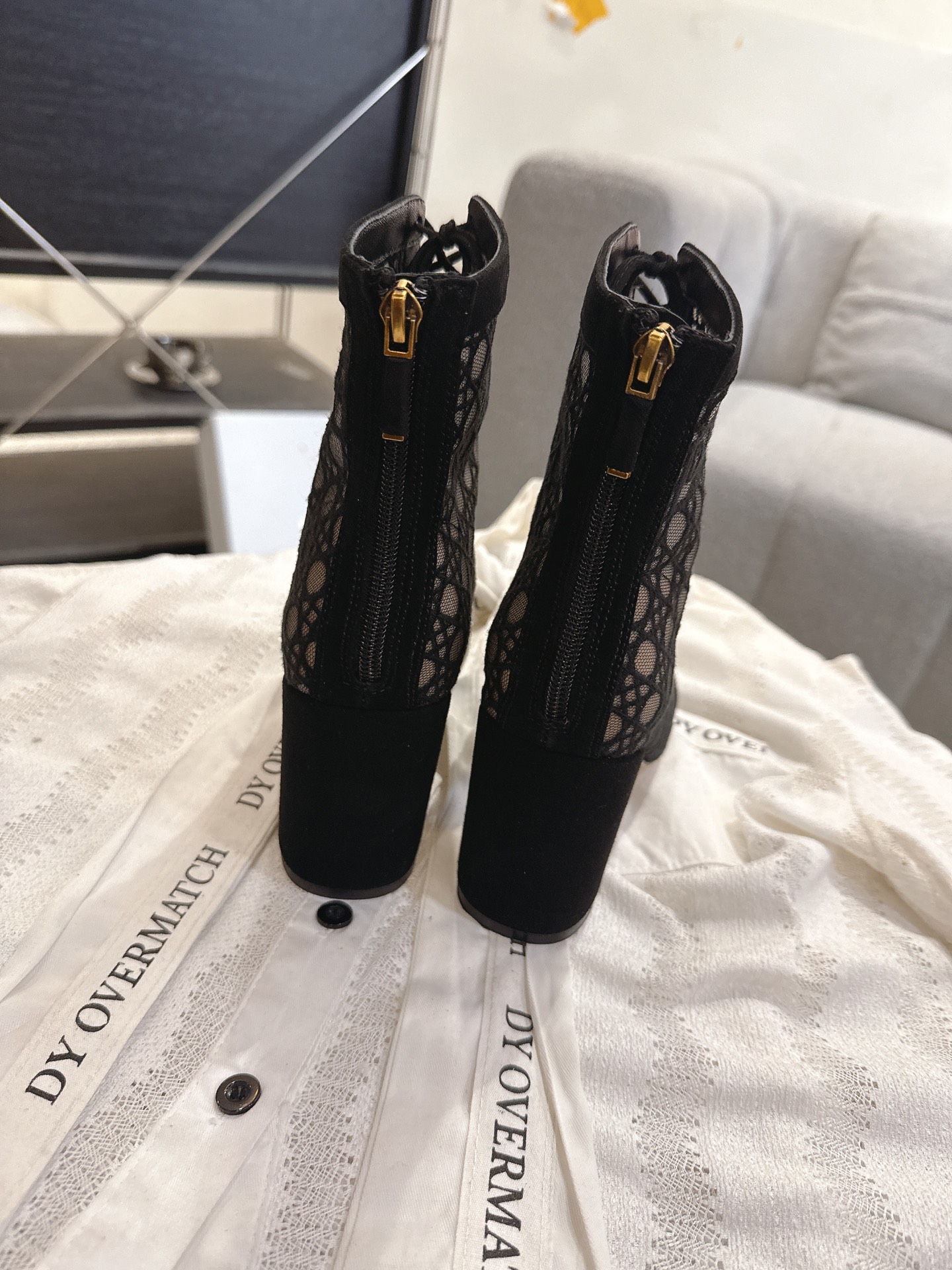 Dior J'ADIOR 刺绣提花 网靴迪奥 Dior 2026春夏最新色 Jardin d’Hiver 提花刺绣字母logo高跟蝴蝶结拼色女鞋 市场 高端版本