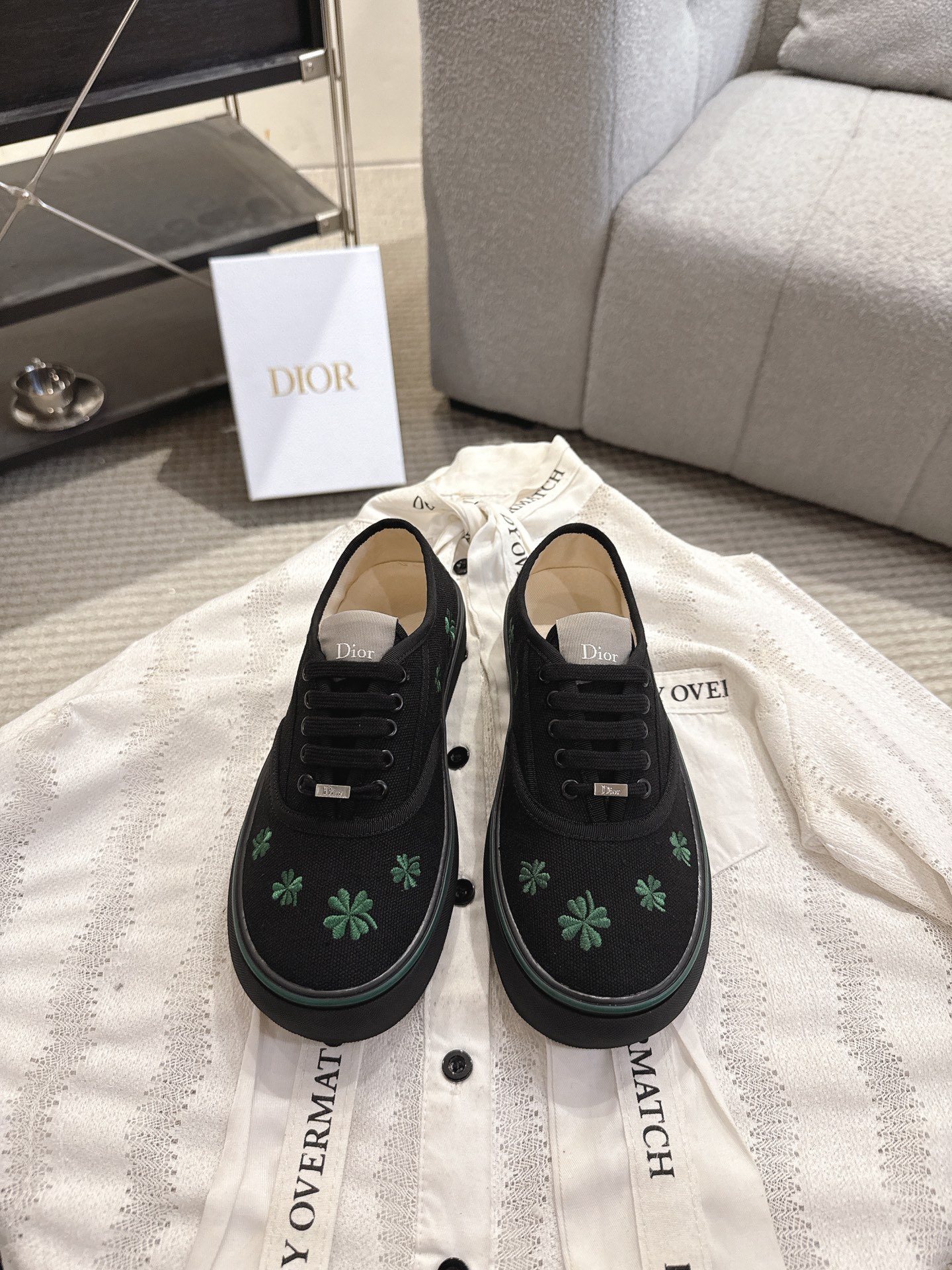 Dior Dior迪奥 Saltwind 系列 老花 蕾丝 帆布鞋 休闲 运动鞋 板鞋
