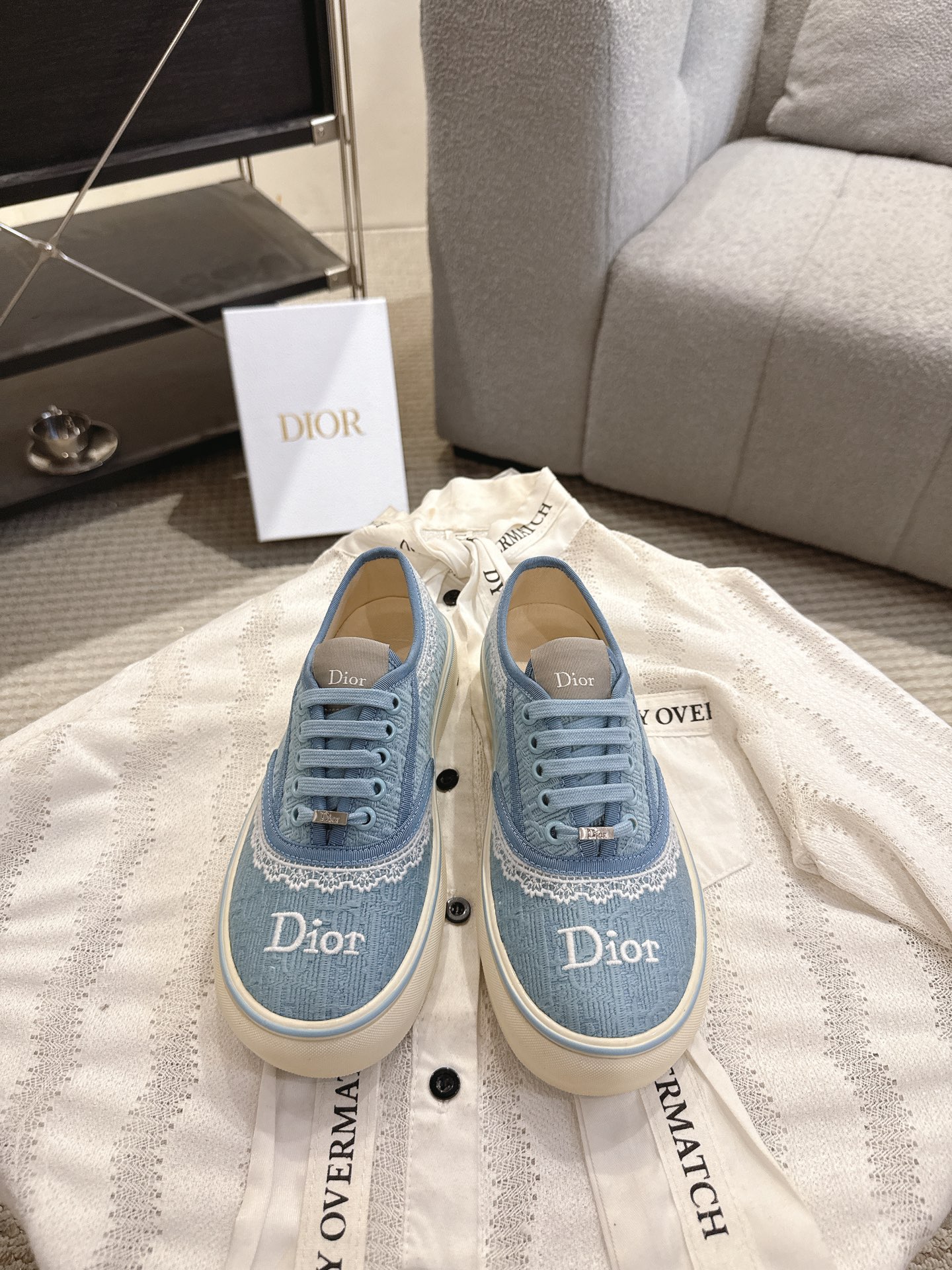 Dior Dior迪奥 Saltwind 系列 老花 蕾丝 帆布鞋 休闲 运动鞋 板鞋