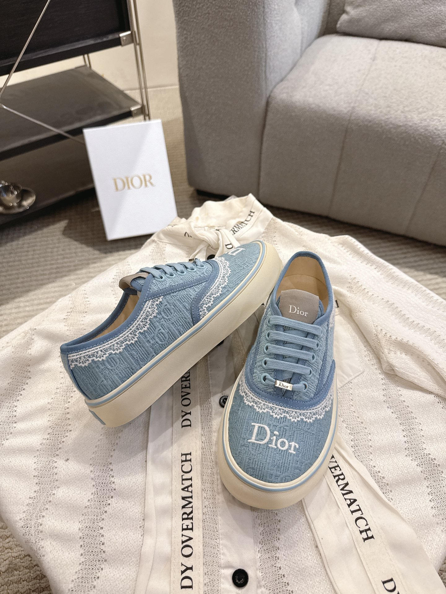 Dior Dior迪奥 Saltwind 系列 老花 蕾丝 帆布鞋 休闲 运动鞋 板鞋