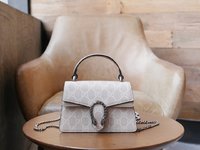 Gucci GG Supreme Bags Handbags Beige White Canvas Fall Collection Mini
