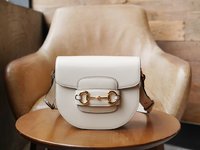 Buy AAA Cheap
 Gucci Horsebit Bags Handbags White 1955 Mini