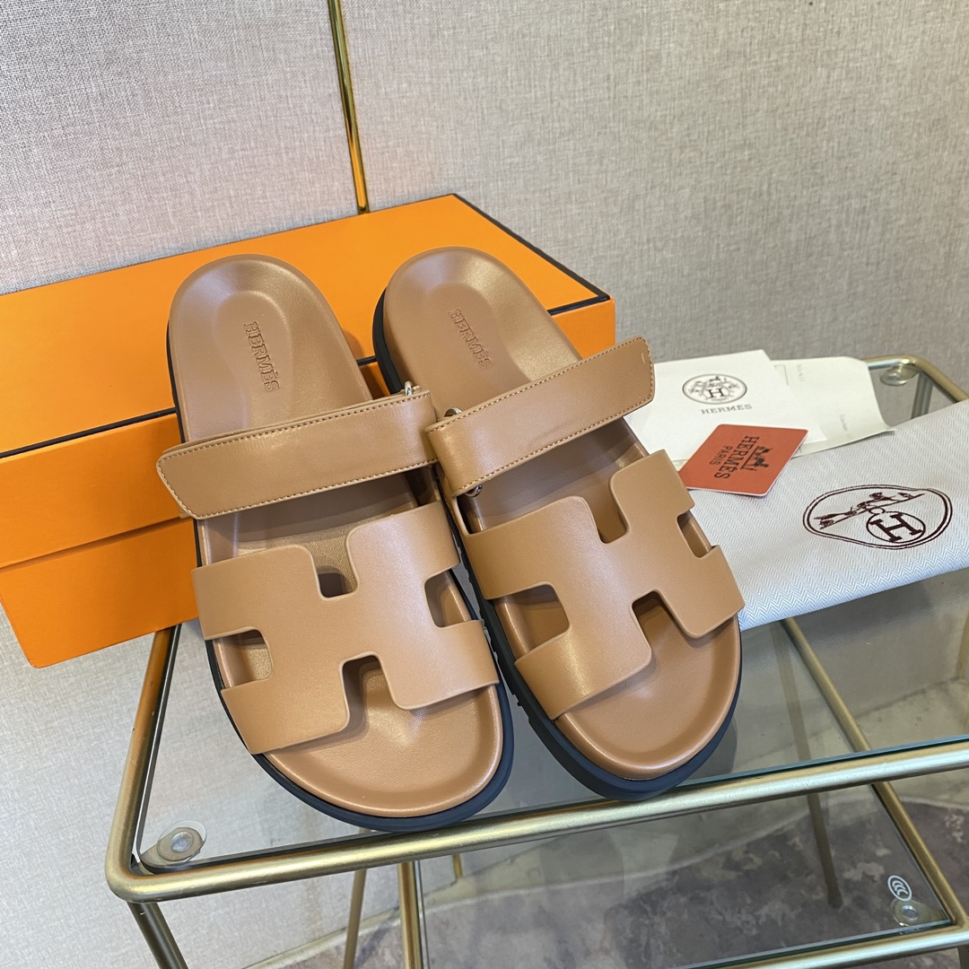 Hermes Shoes Sandals Unisex Men Spring/Summer Collection Casual