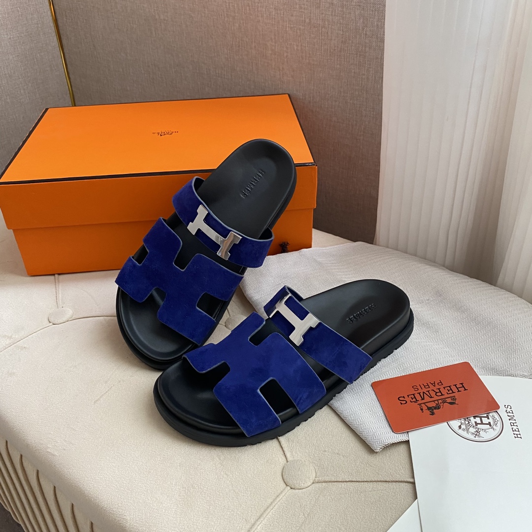 Hermes Buy Shoes Sandals Unisex Men Spring/Summer Collection Casual