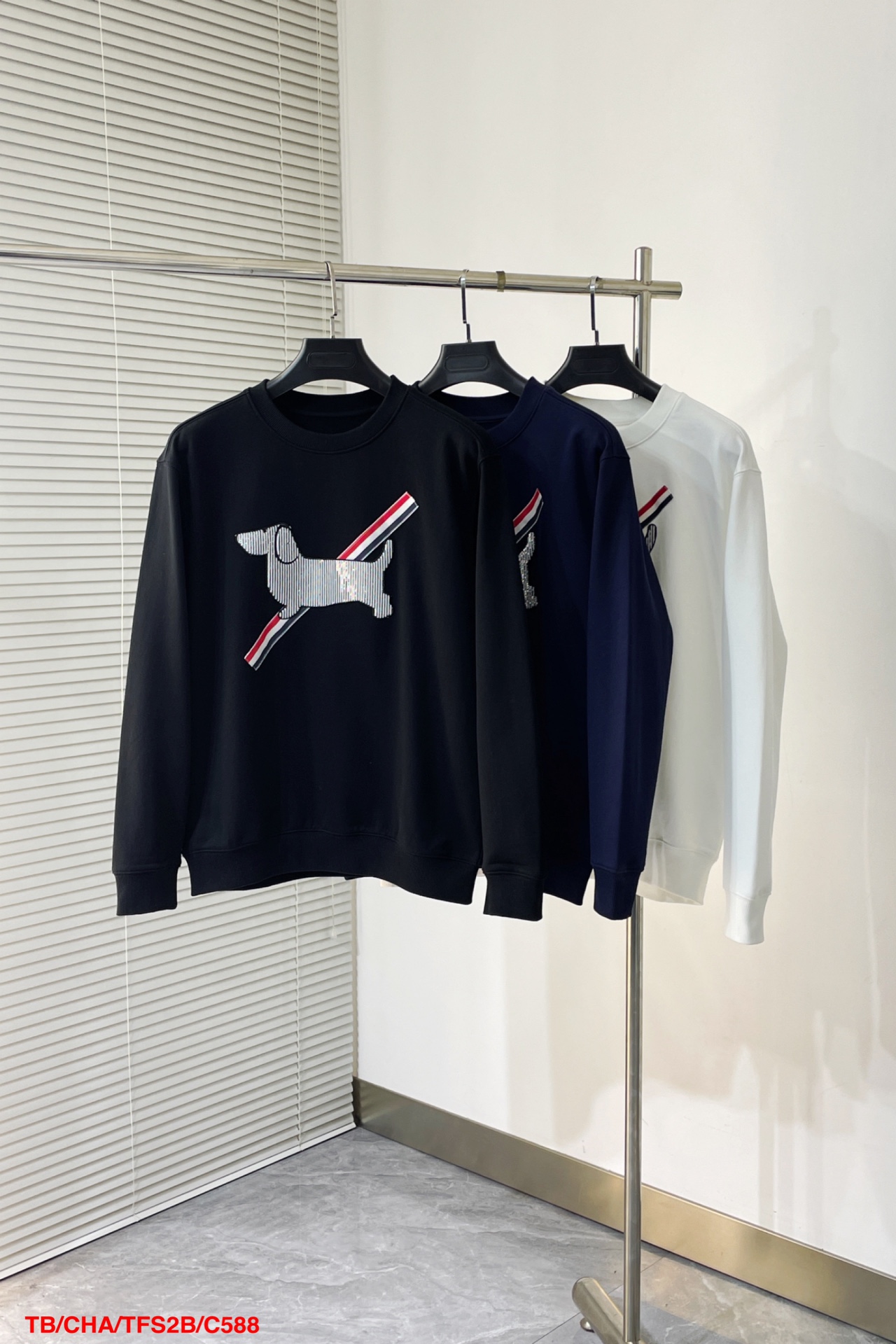 Thom Browne Clothing Sweatshirts Men Cotton Fall/Winter Collection Fashion Long Sleeve