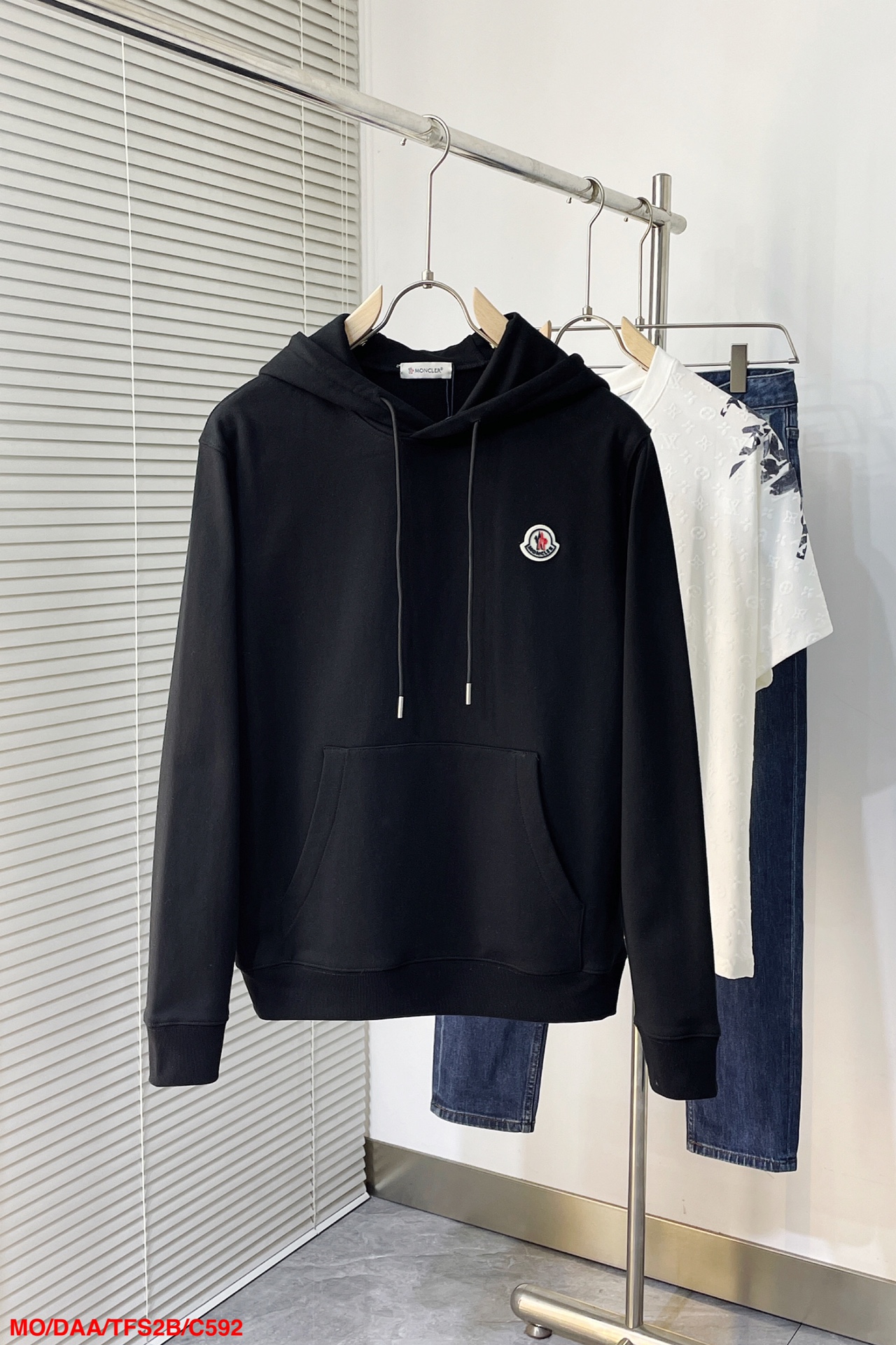 Moncler Clothing Hoodies Embroidery Cotton Fashion Hooded Top