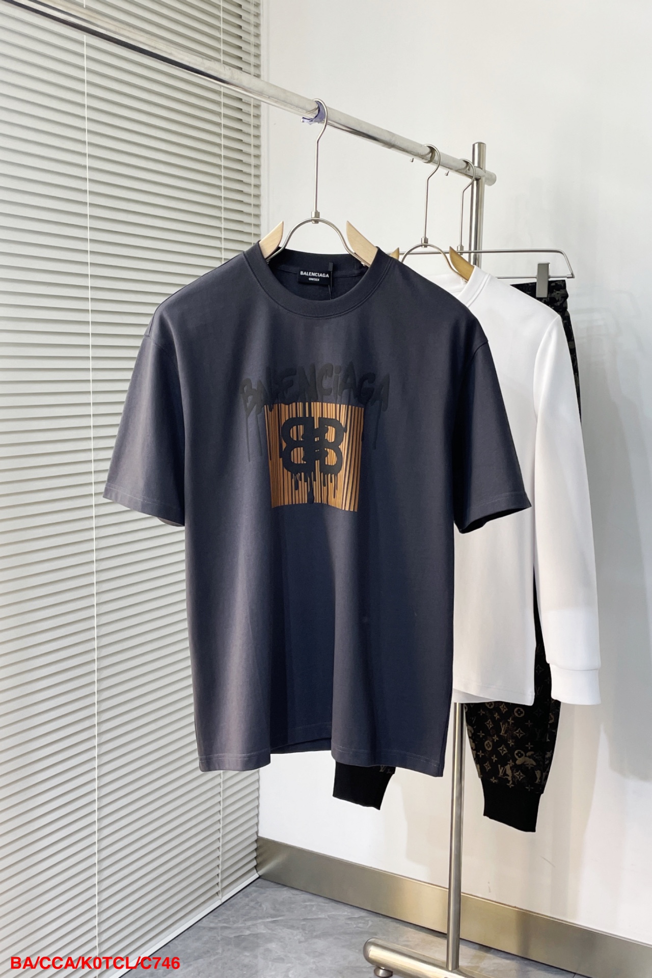 Balenciaga Kleding T-Shirt Unisex Lente/Zomercollectie Korte mouw