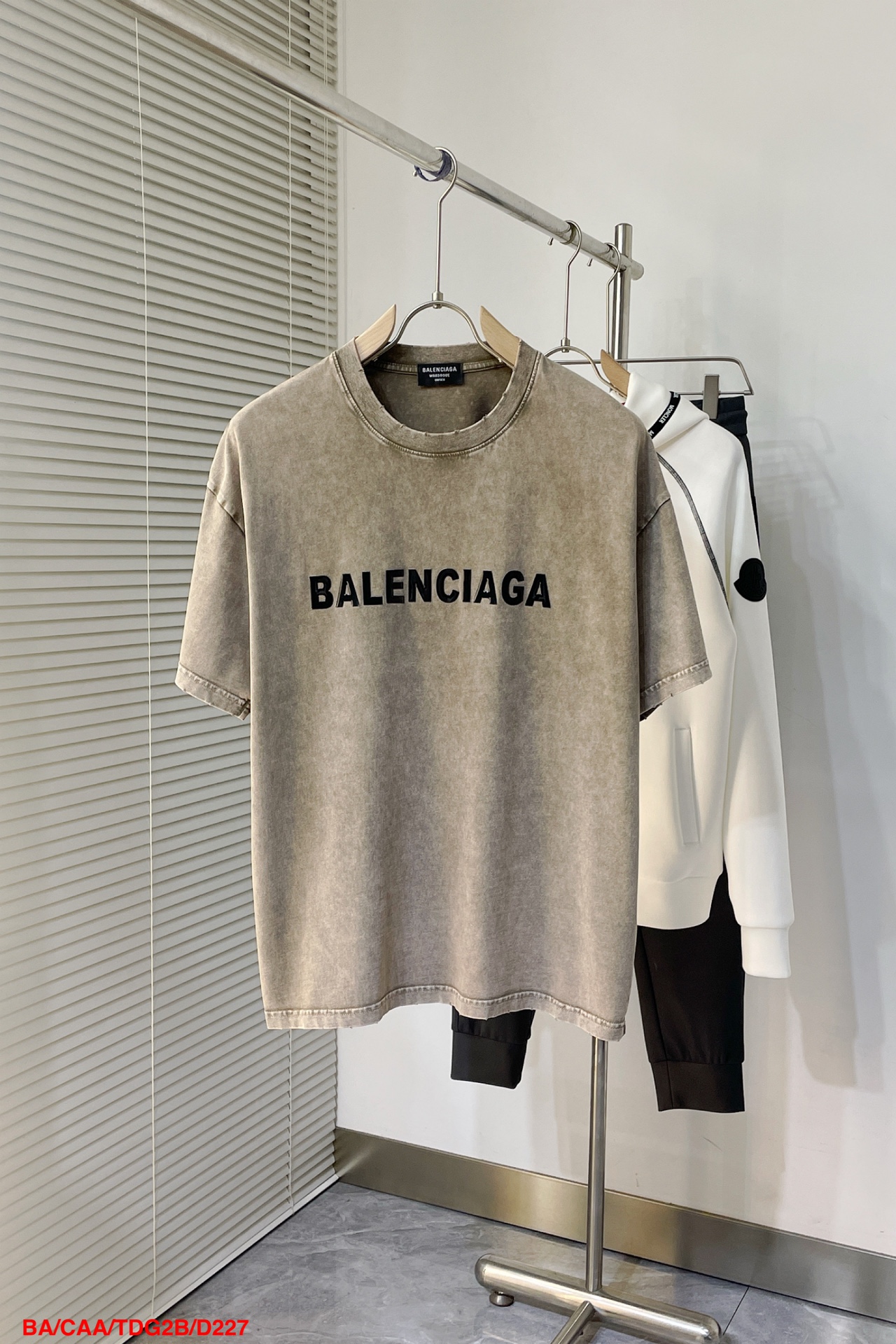 Balenciaga Kleding T-Shirt Outlet 1: 1 replica
 Doodle Afdrukken Lentecollectie Joggingbroek