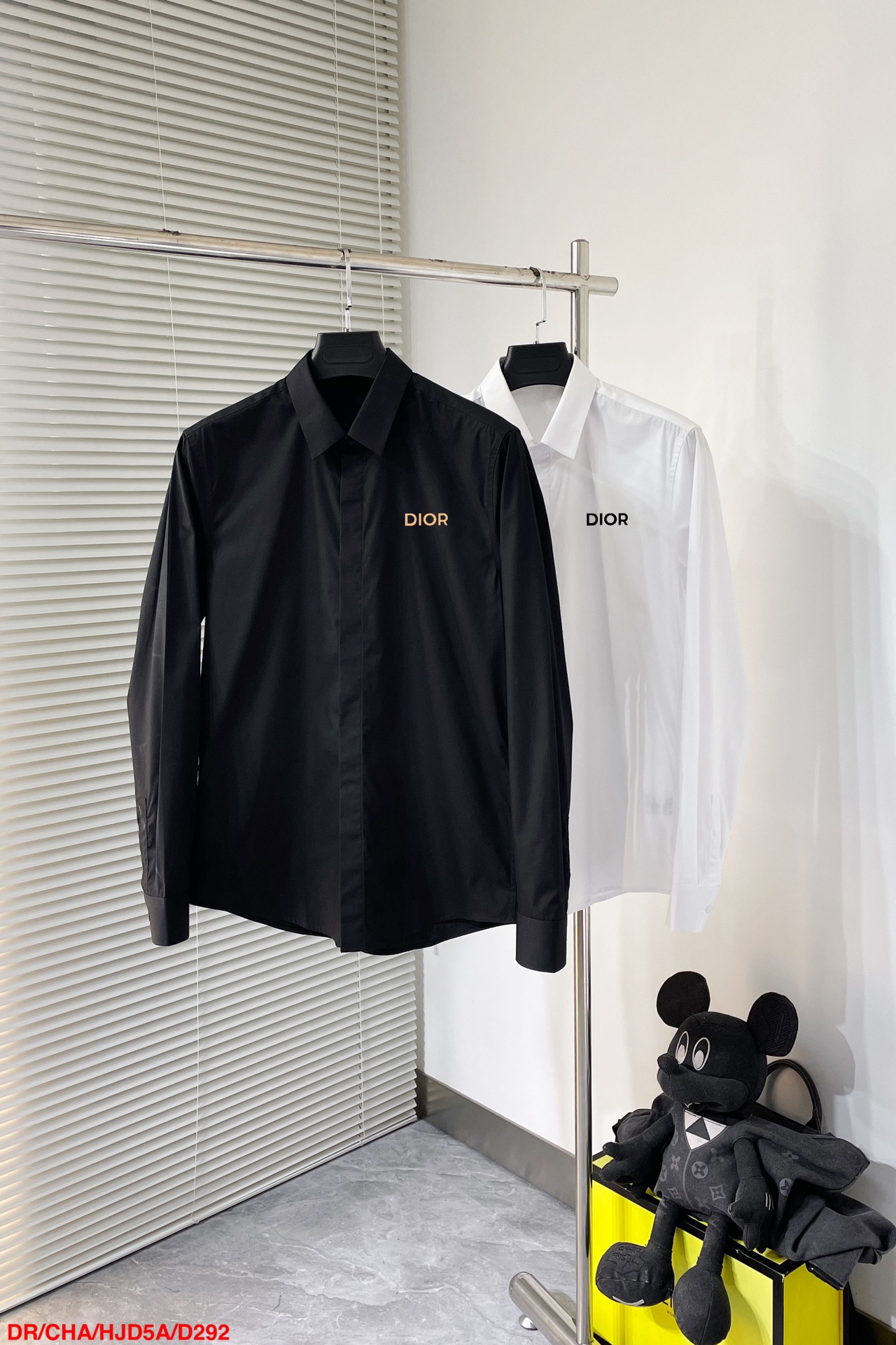 Dior Clothing Shirts & Blouses Black White Men Cotton Fall Collection