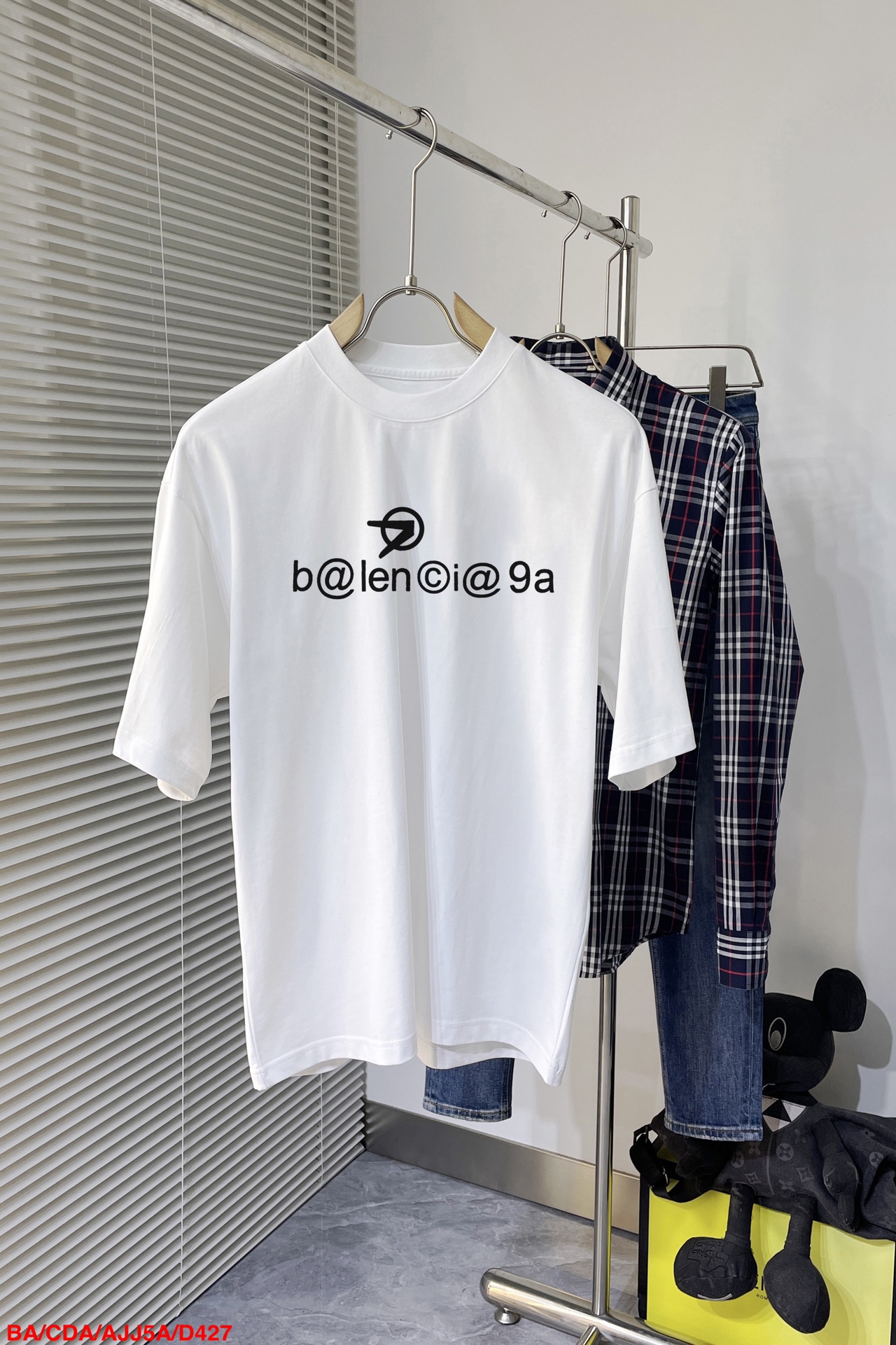 cheap online Best Designer
 Balenciaga Clothing T-Shirt Black White Printing Cotton Short Sleeve
