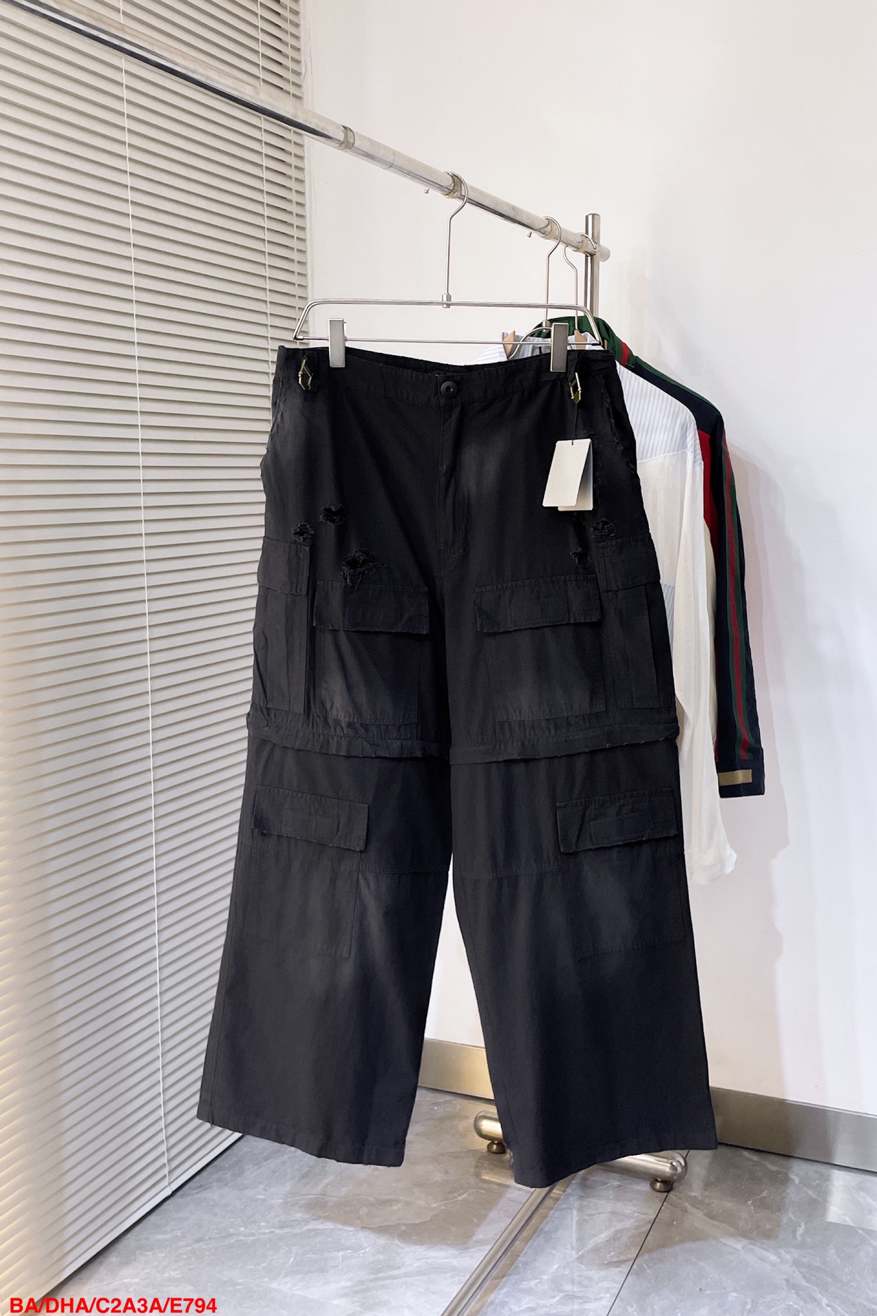 Balenciaga Clothing Pants & Trousers Splicing Unisex Cotton