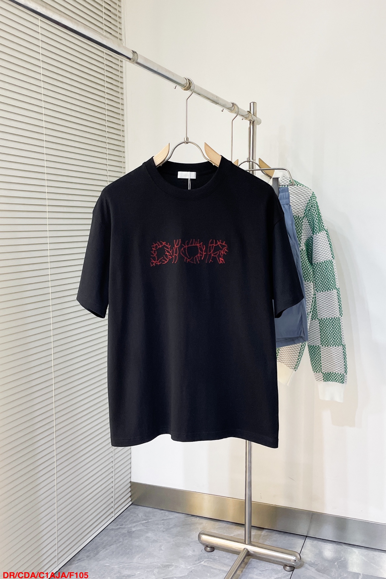 Only sell high-quality
 Dior Clothing T-Shirt Shop the Best High Quality
 Red White Printing Cotton Knitting Nylon Summer Collection Beach