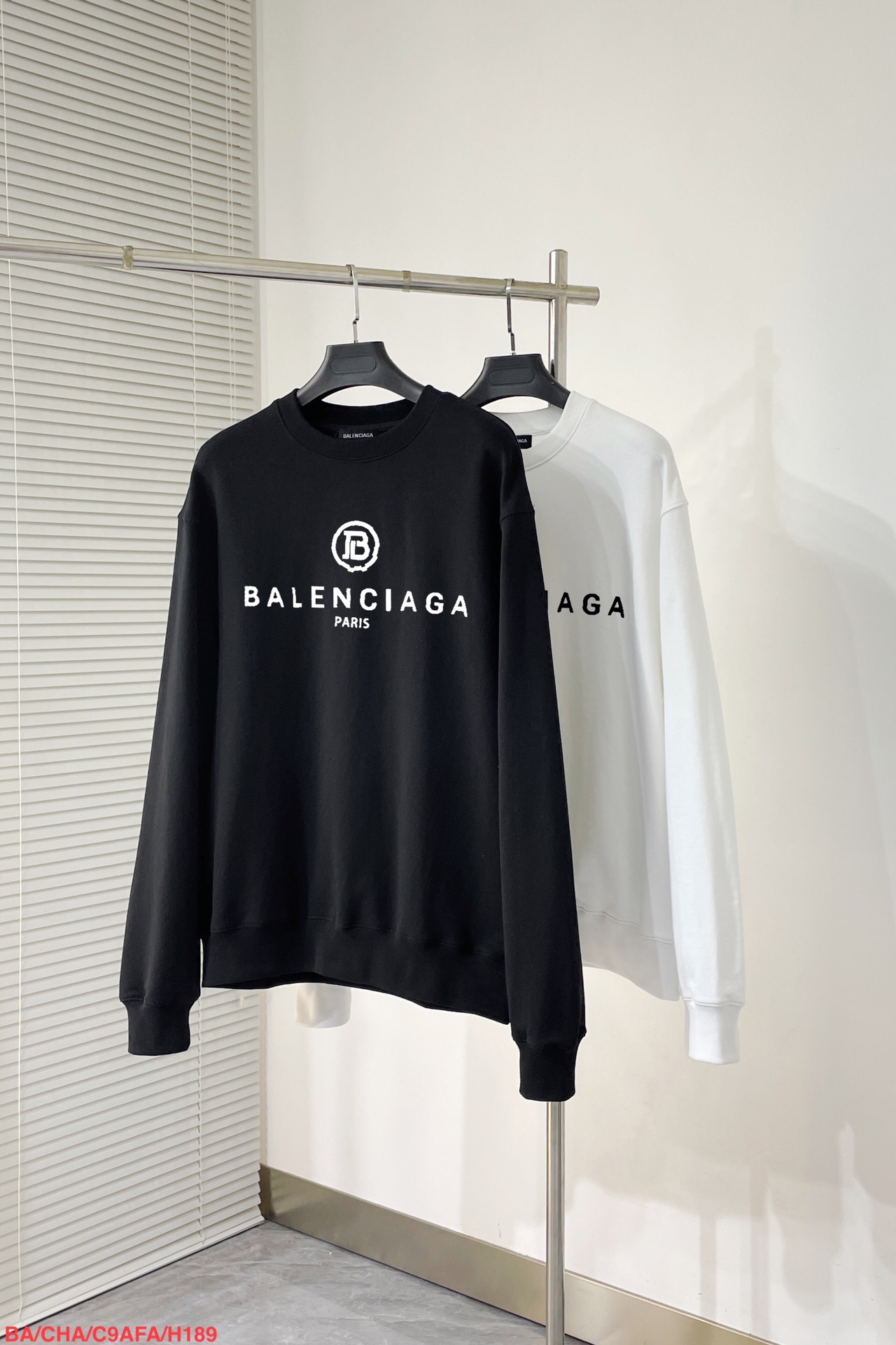  H189 BA 🔥 巴黎世家 2025ss新款 长袖 圆领 卫衣，高端版本！专柜定制面料 透气舒适度高