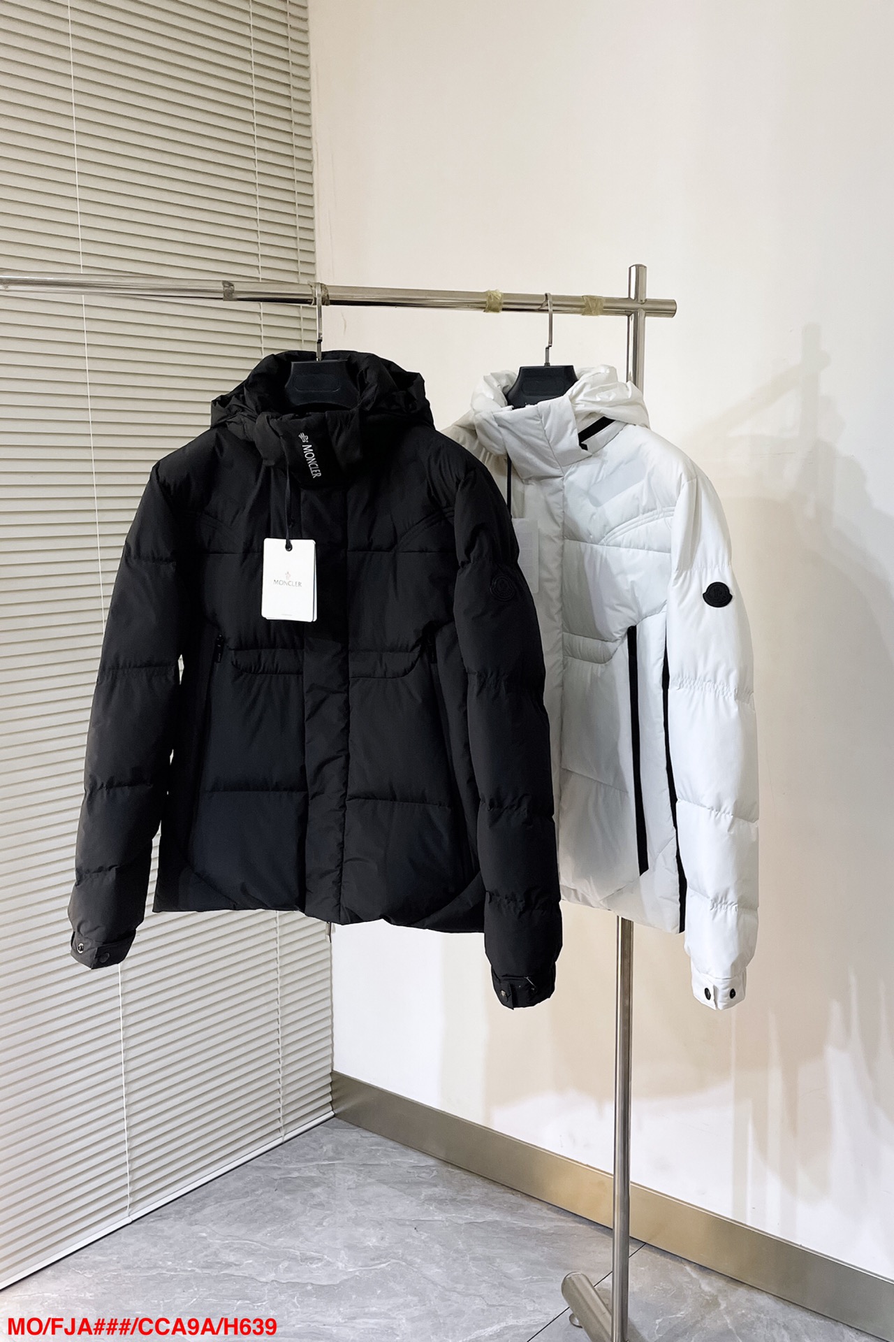 Moncler Kleding Bontmantel Wit Unisex Witte eend naar beneden Herfst/winter collectie