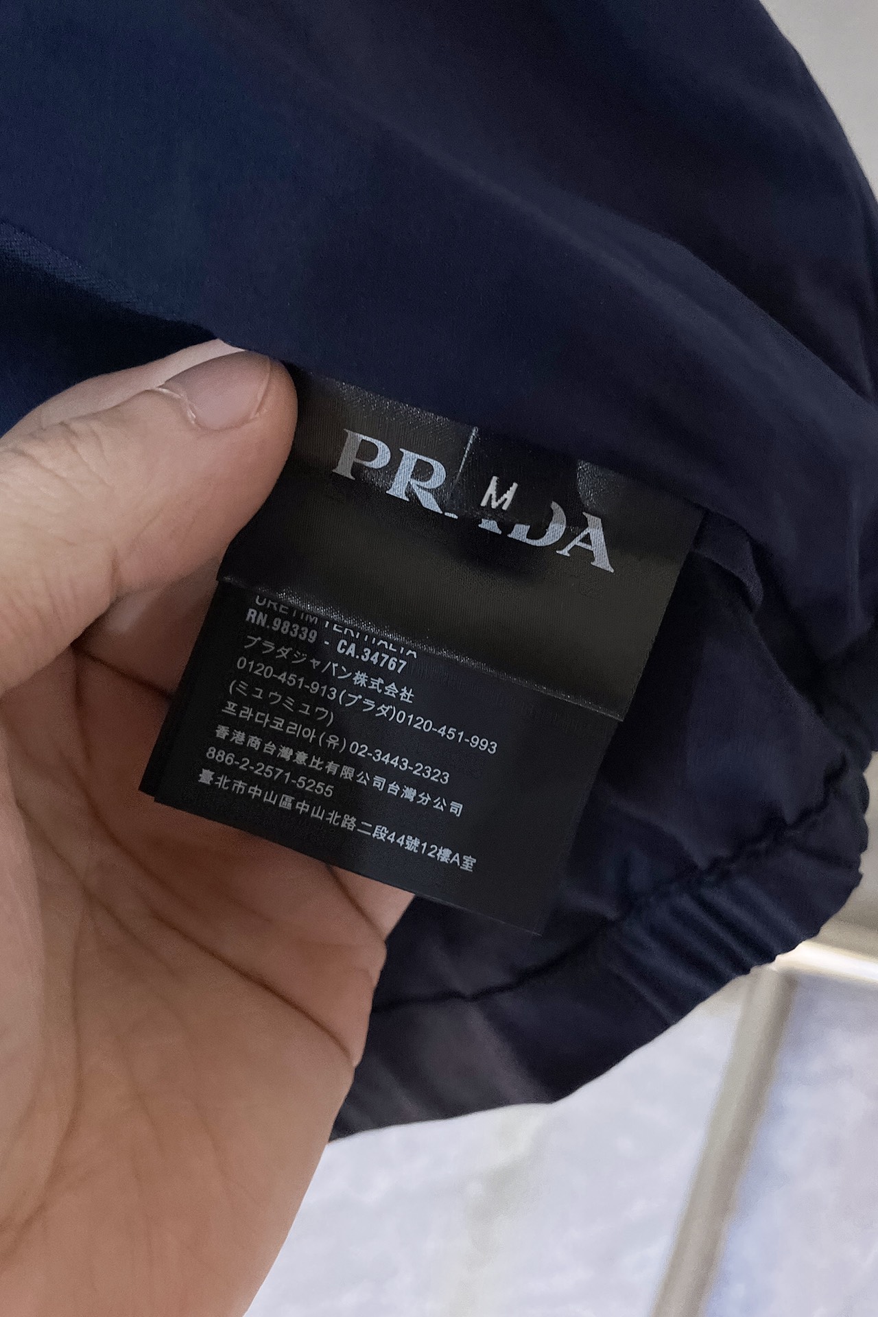 I265PAPra24ss新款中短款夹克外套码数S-M-L男女同款现货发售面料采用全棉60s*60s赛络