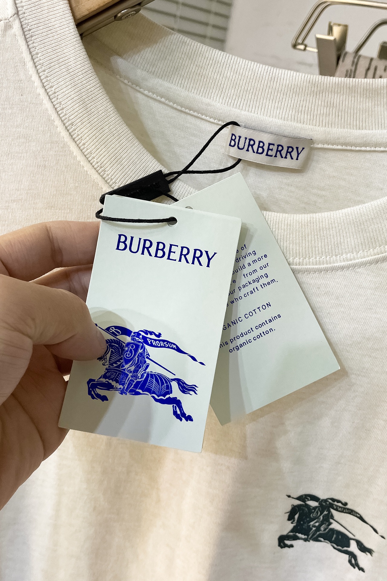 I348BRBurberry2024SS秋冬新款长袖T恤战马骑士logo印花24秋冬时髦百搭的气质单品彰