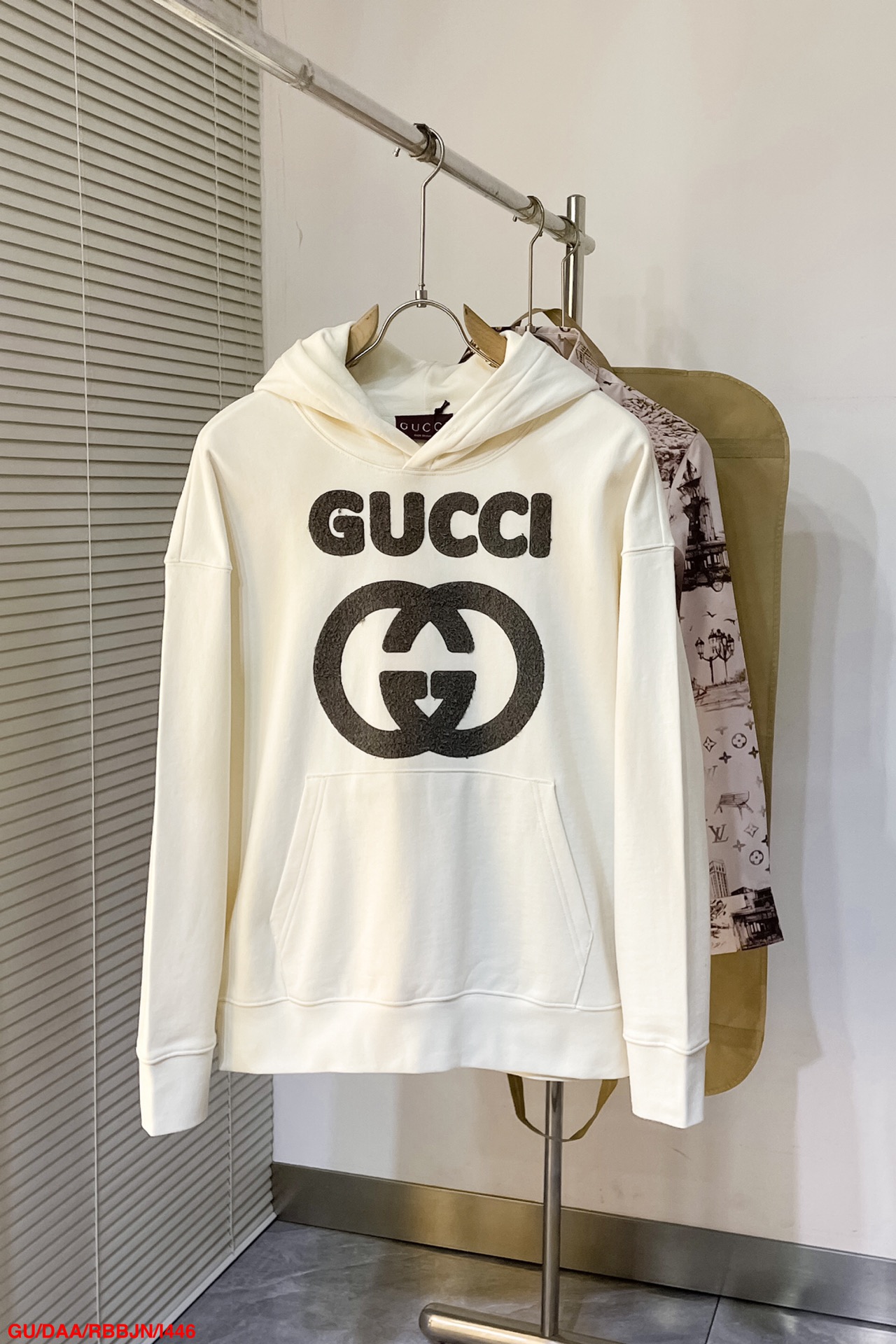   I446 GU🔥GUCCI古驰  24FW早秋新款连帽卫衣，男女同款！独特吸引人的眼球，这一款卫衣品