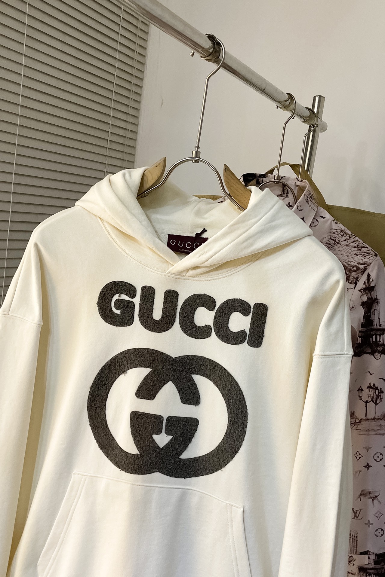   I446 GU🔥GUCCI古驰  24FW早秋新款连帽卫衣，男女同款！独特吸引人的眼球，这一款卫衣品