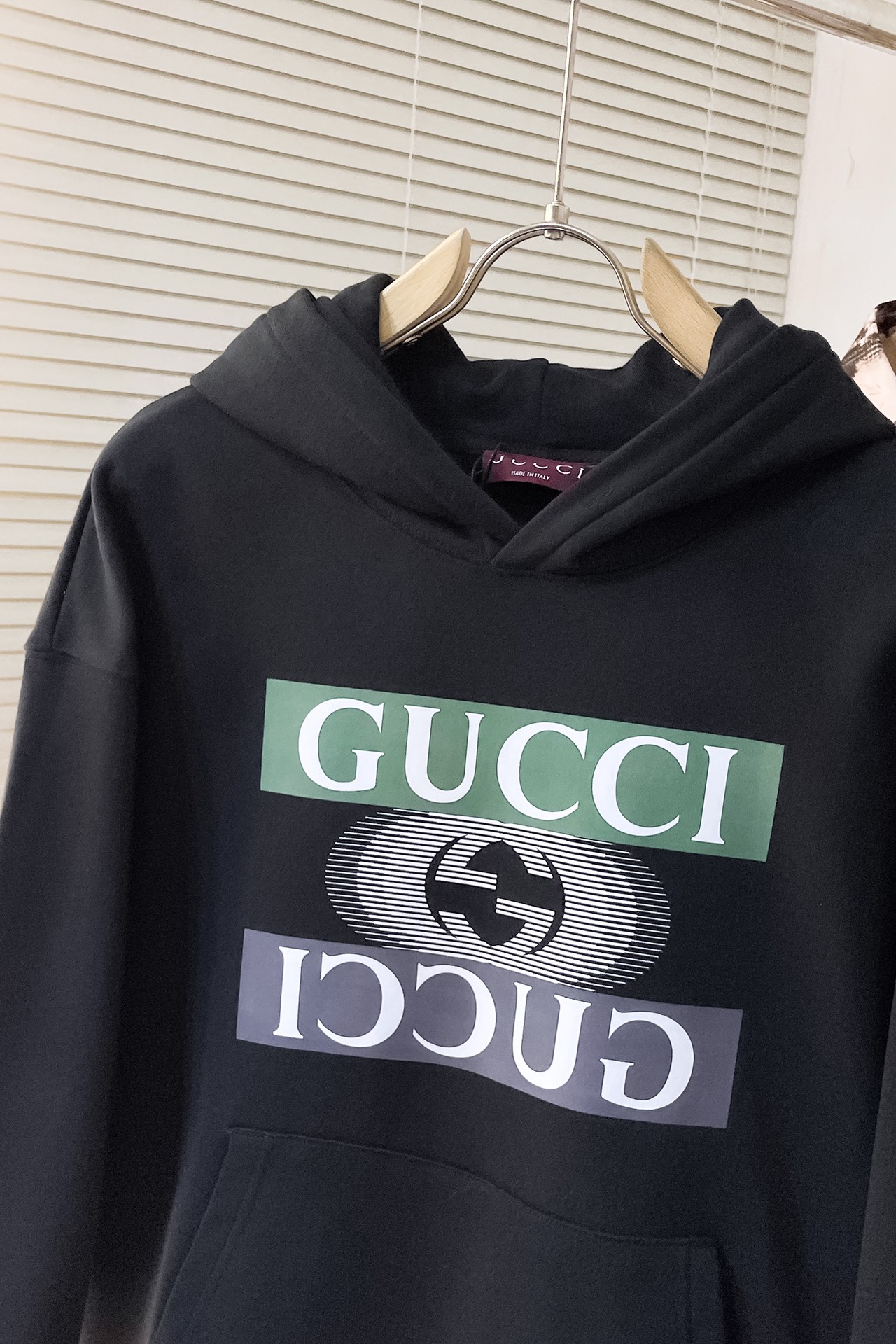   I447 GU🔥GUCCI古驰 24FW早秋新款连帽卫衣，男女同款！独特吸引人的眼球，这一款卫衣品相