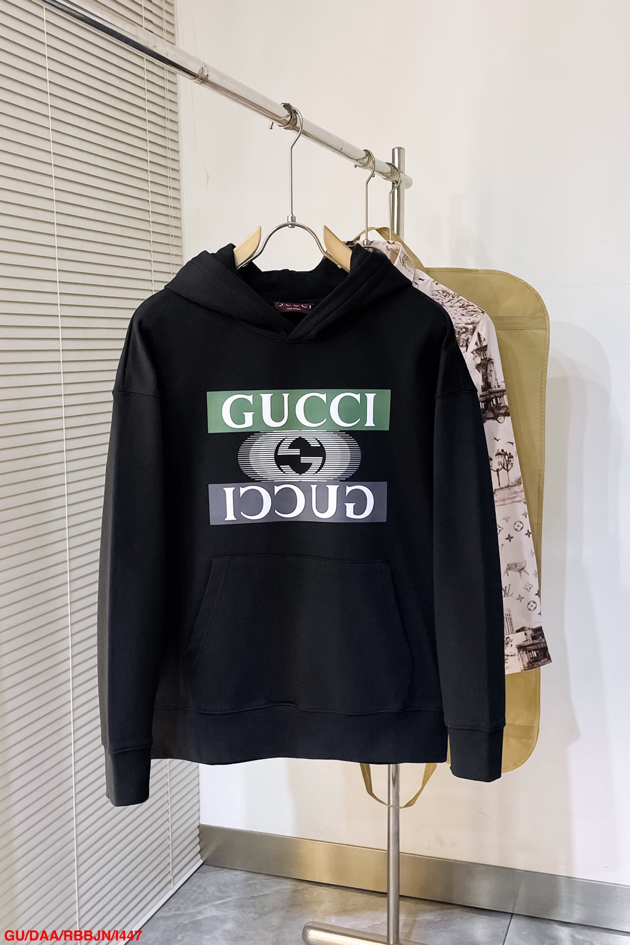   I447 GU🔥GUCCI古驰 24FW早秋新款连帽卫衣，男女同款！独特吸引人的眼球，这一款卫衣品相