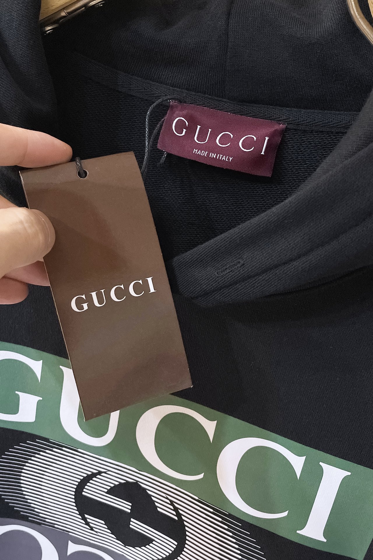   I447 GU🔥GUCCI古驰 24FW早秋新款连帽卫衣，男女同款！独特吸引人的眼球，这一款卫衣品相