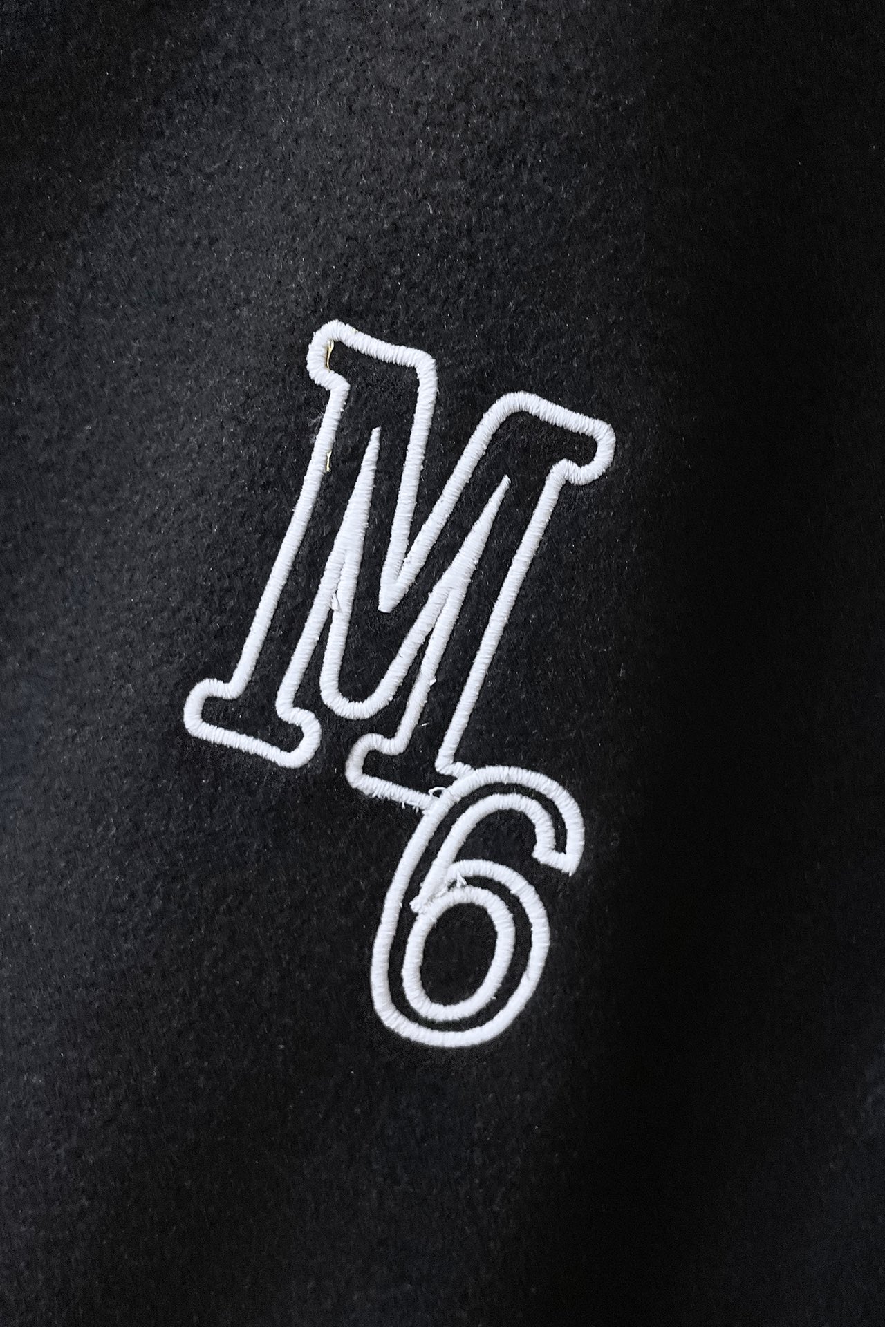   I491 MJ🔥Madison Margiela梅森马吉拉MM6💥独家专供新款刺绣拼接毛呢棒球服外套