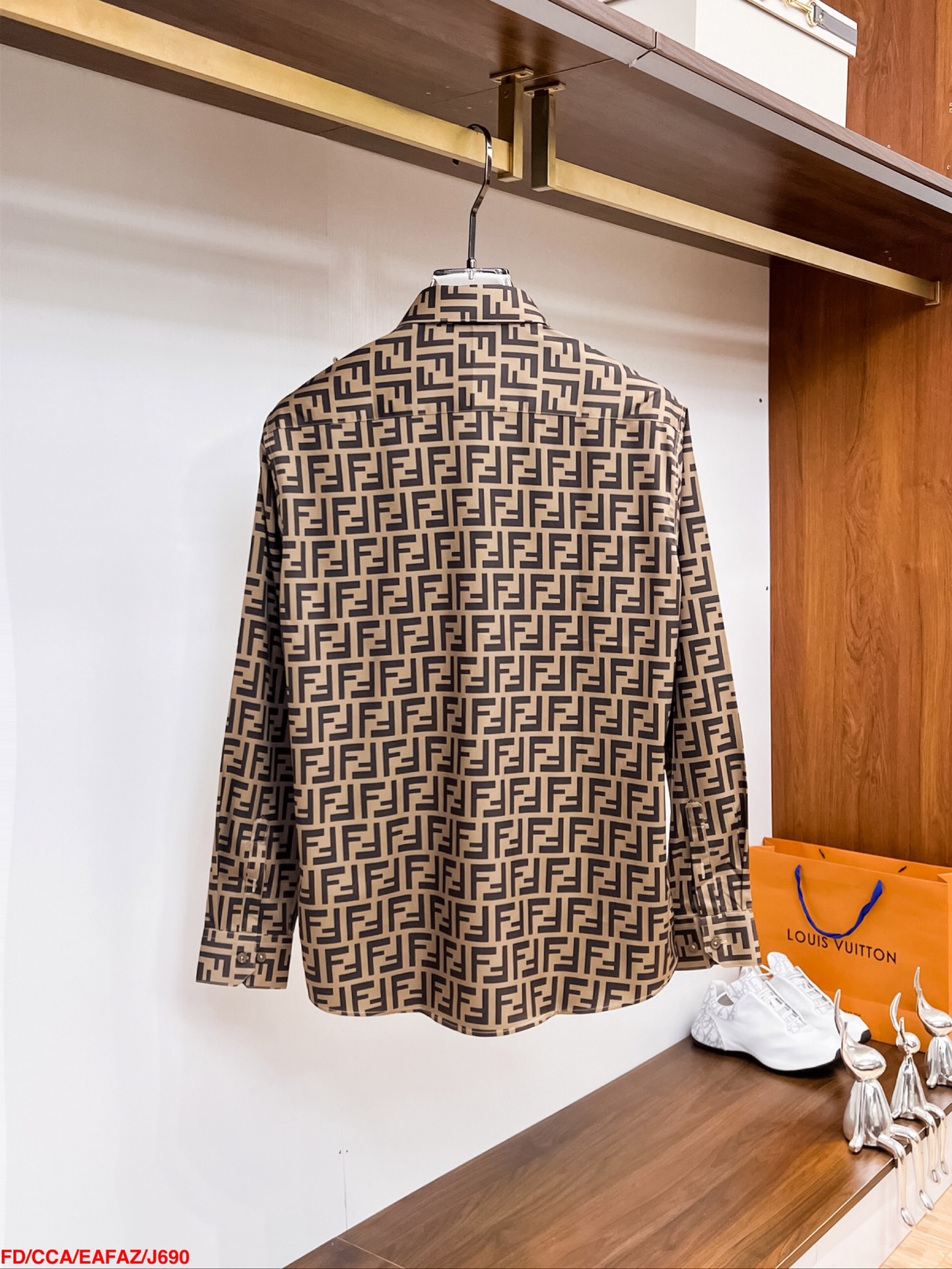 “High-End Custom Men’s Long-Sleeve Shirt with Digital Stamp, Impeccable Design and Quality” - 图片 3