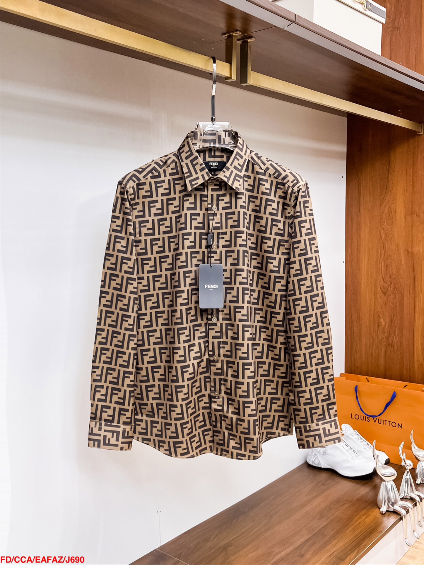 “High-End Custom Men’s Long-Sleeve Shirt with Digital Stamp, Impeccable Design and Quality” - 图片 2