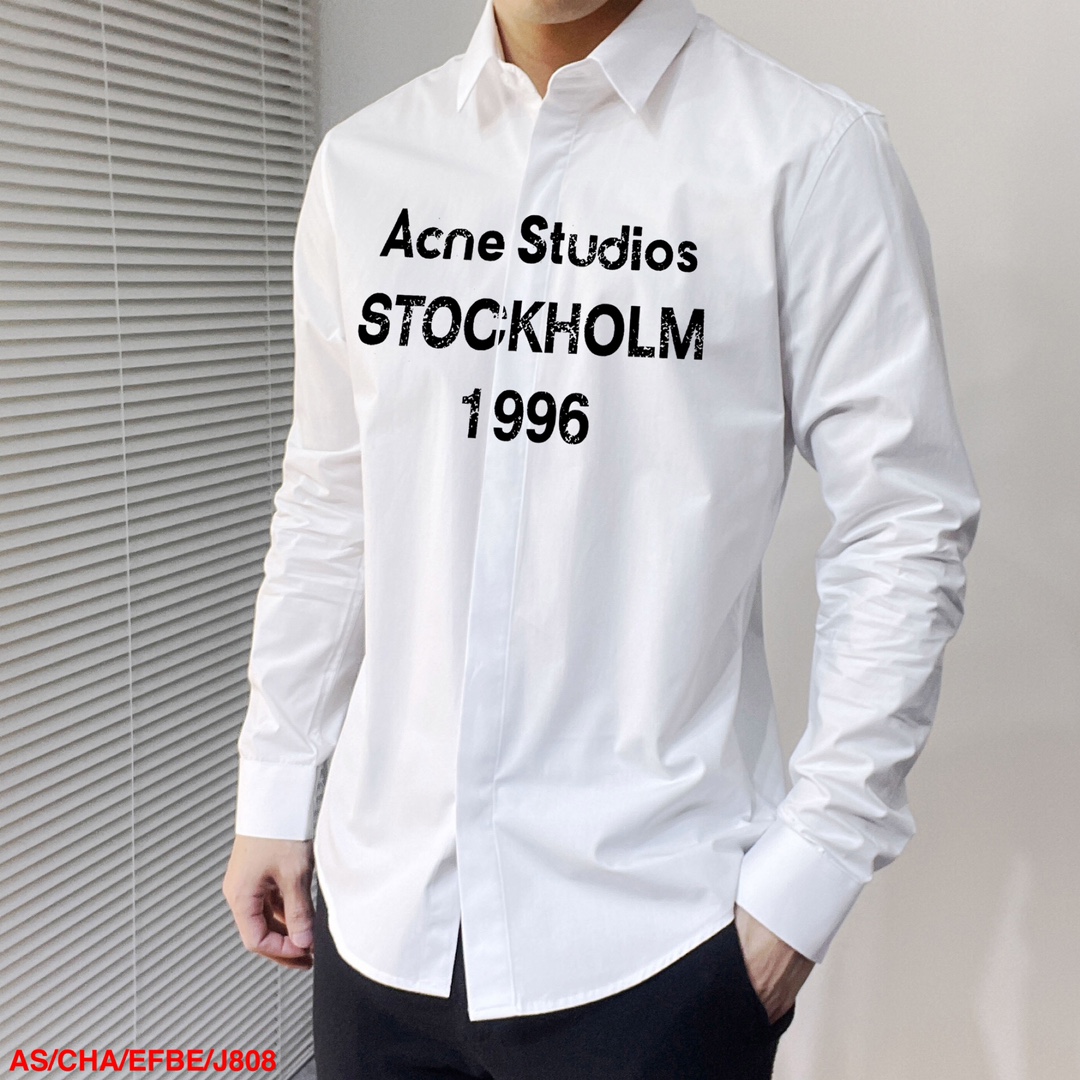 NO:126823,J808 ASAcne Studios counter latest men's essential shirt, natural cotton, comfortable and breathable, original single product, original fabric, soft and comfortable, high-end and luxurious upper body, sufficiently styled grade, this shirt is proud to make you satisfied and face! Size 38-42,,acne studios,dior,shirts,alexander wang19860909J808 ASAcne Studios专柜最新款男士必备款衬衫,天然棉,舒服透气,原单狠货,原版面料,柔软舒适,上身高端又奢华,足够场面的档次,这款衬衫无不骄傲的让你满意有面子! 尺码38-42,,acne studios,dior,shirts,alexander wang,Men's clothing